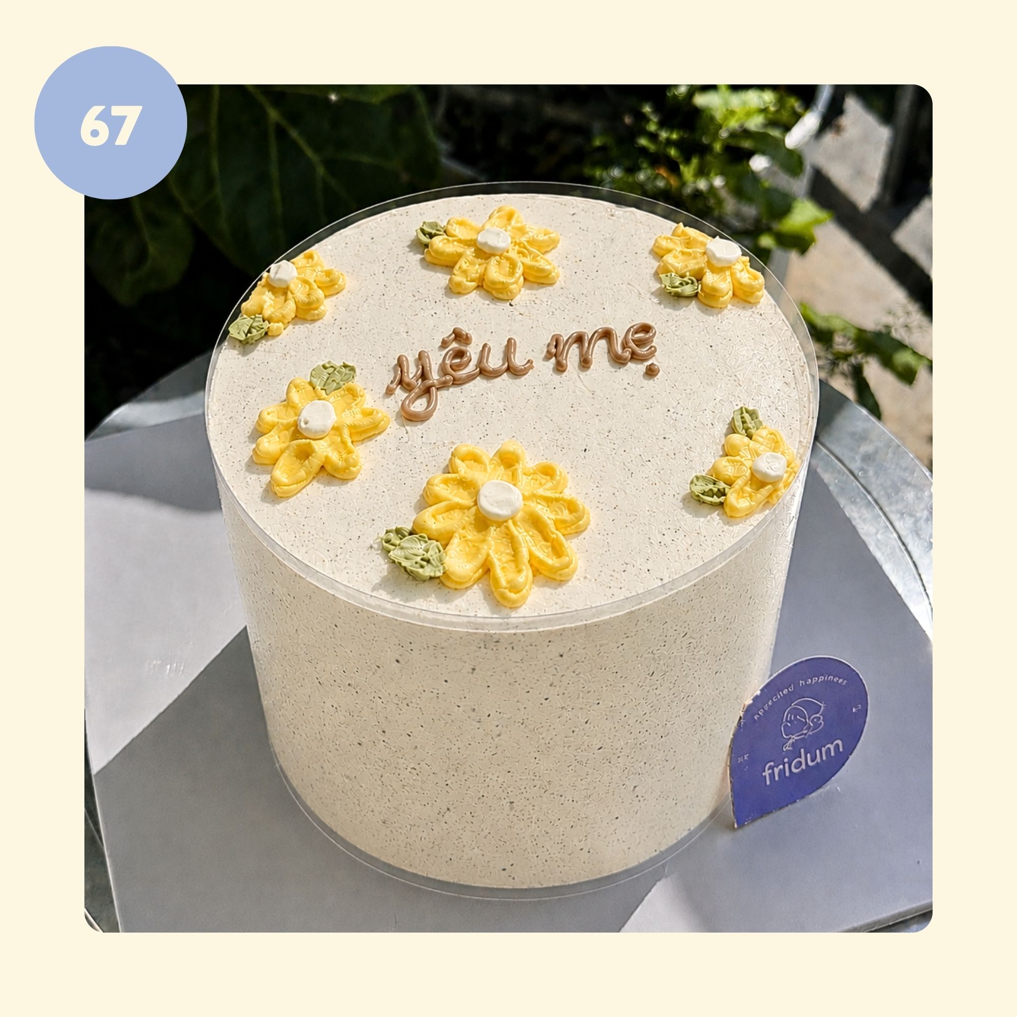 Bánh kem Hoa nhỏ - Mẫu 67 - đặt trước từ 3 tiếng