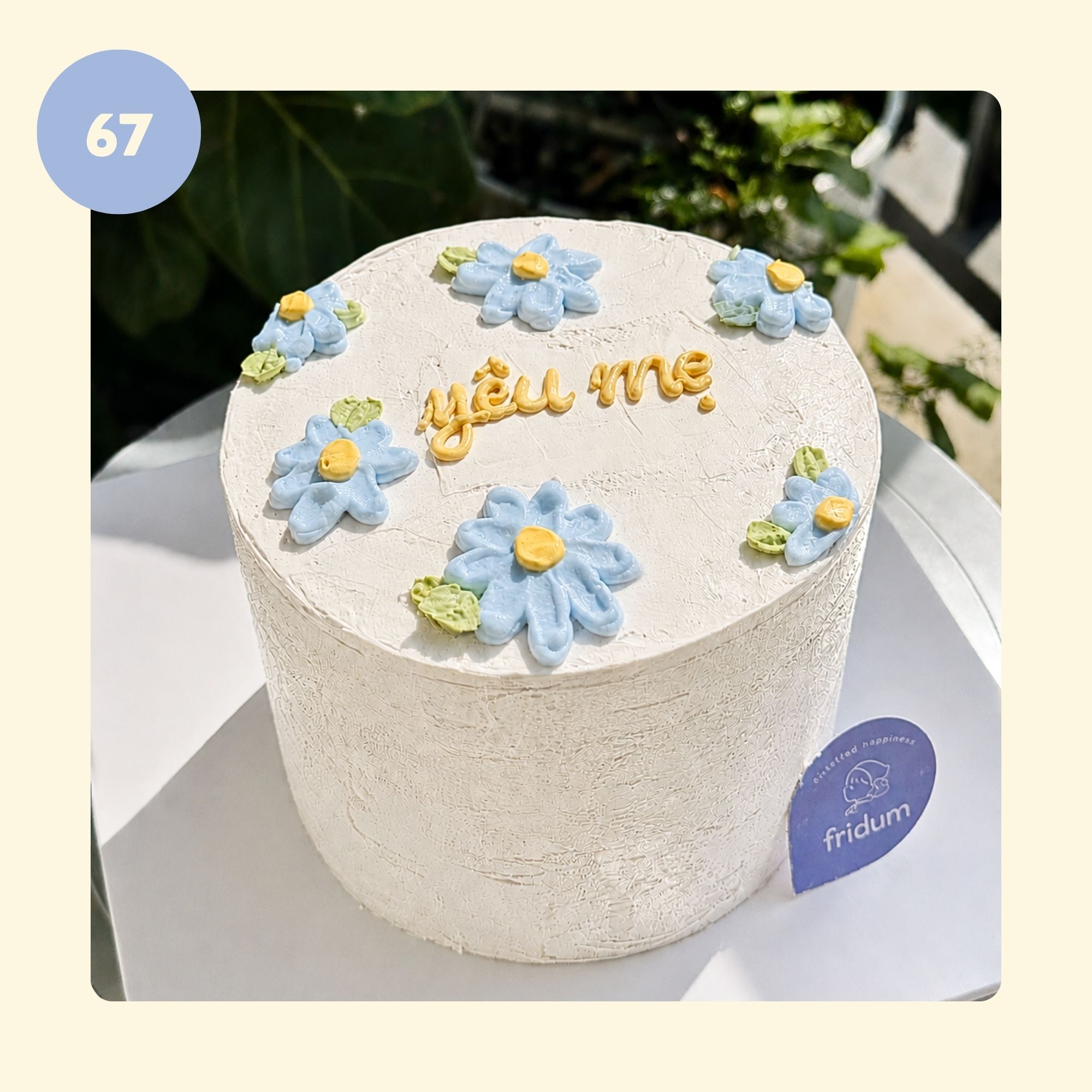 Bánh kem Hoa nhỏ - Mẫu 67 - đặt trước từ 3 tiếng