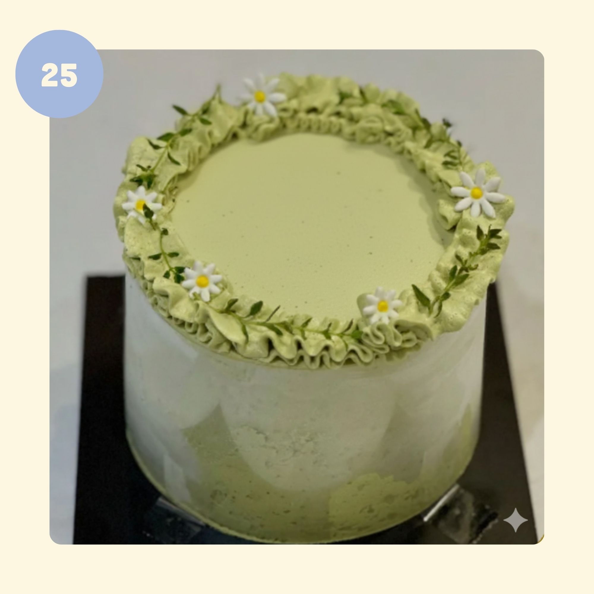 Bánh kem MATCHA - Mẫu 25 - đặt trước từ 3 tiếng