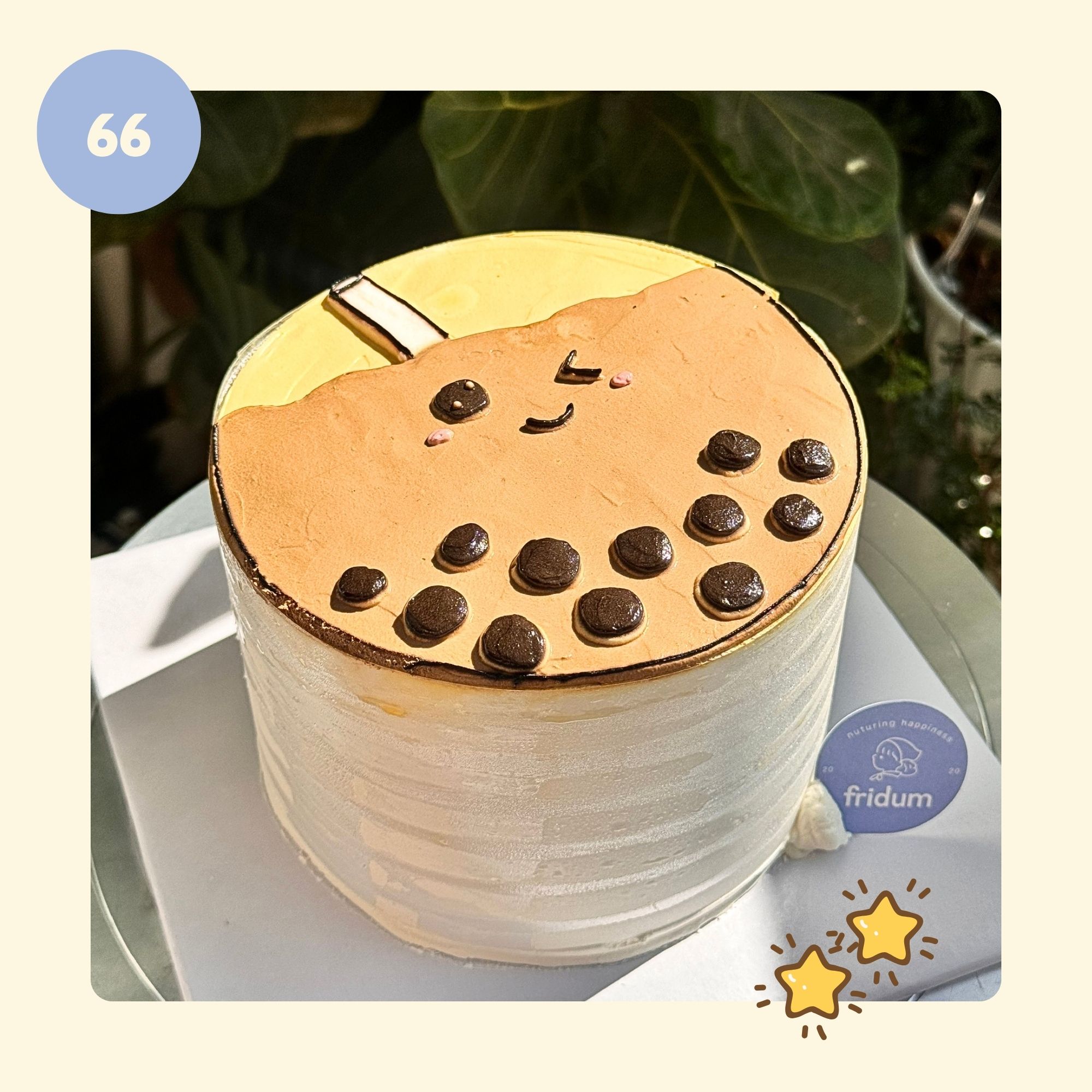 Bánh kem Mặt Trà Sữa - Mẫu 66 - đặt trước từ 3 tiếng