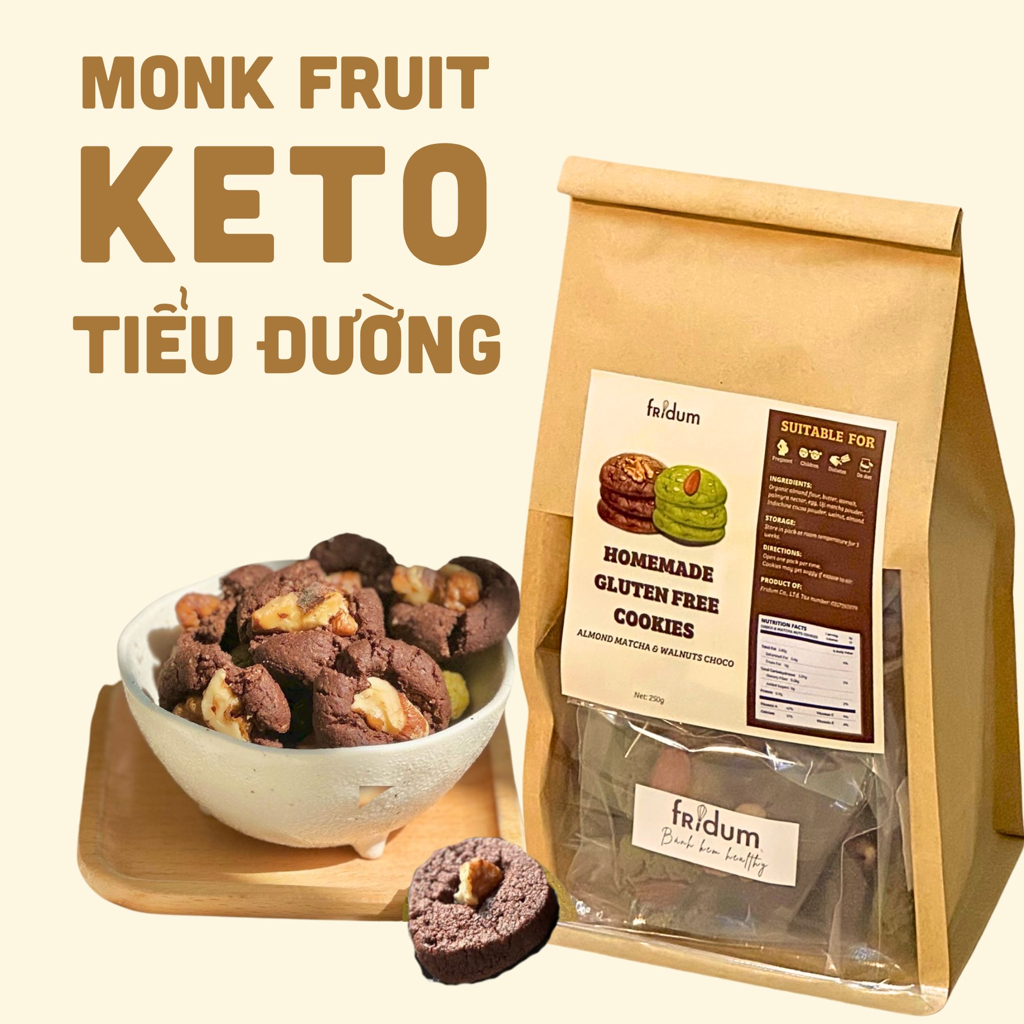 Quy Cacao Óc Chó 0-Gluten 0-đường huyết