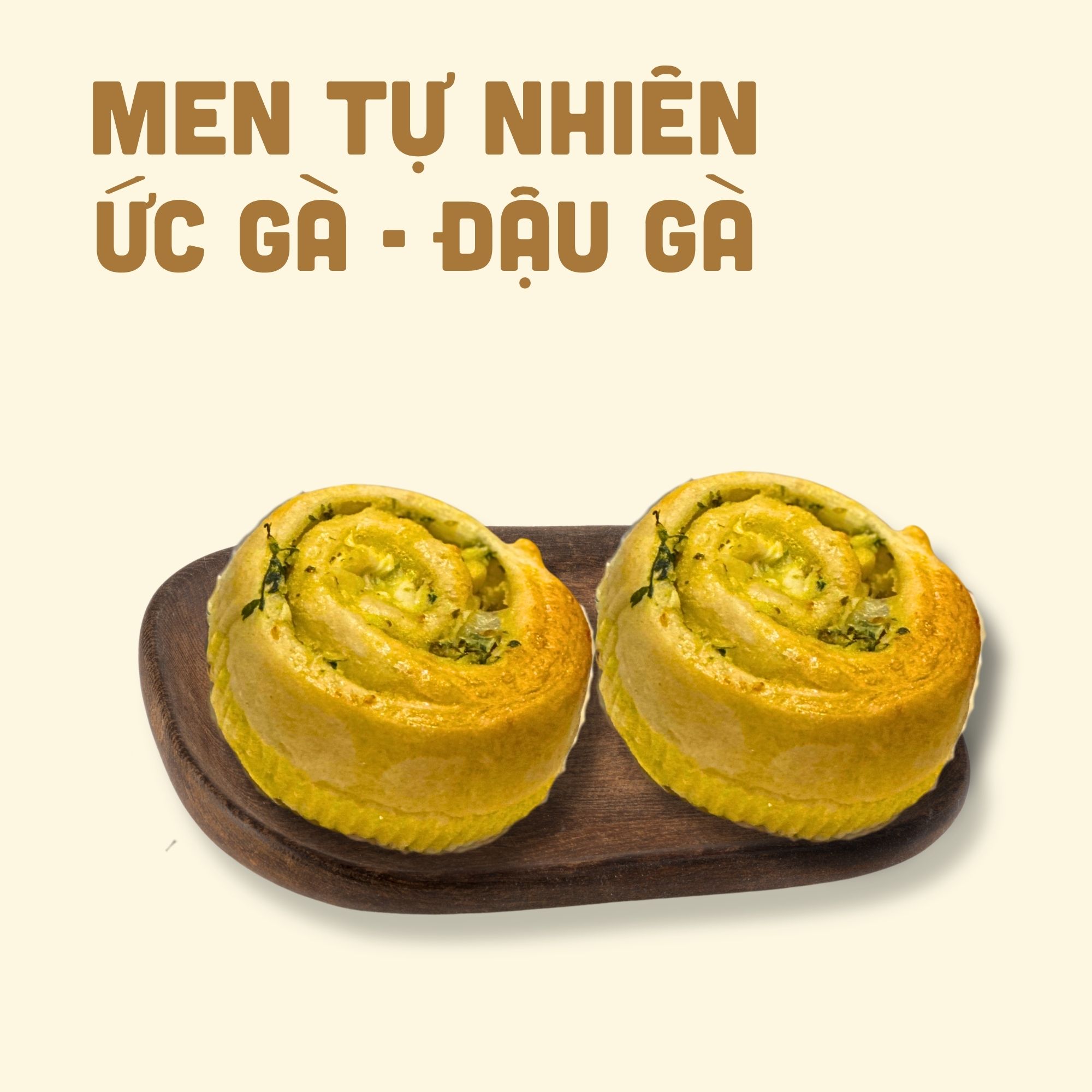 Roll Ức Gà Bơ Tỏi Men Tự Nhiên Đường Huyết Thấp