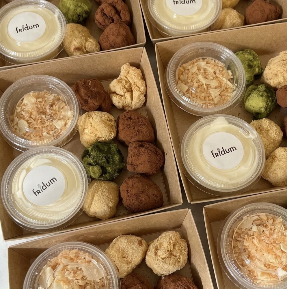 Mochi sắn dây kem sữa Keto/T.đường