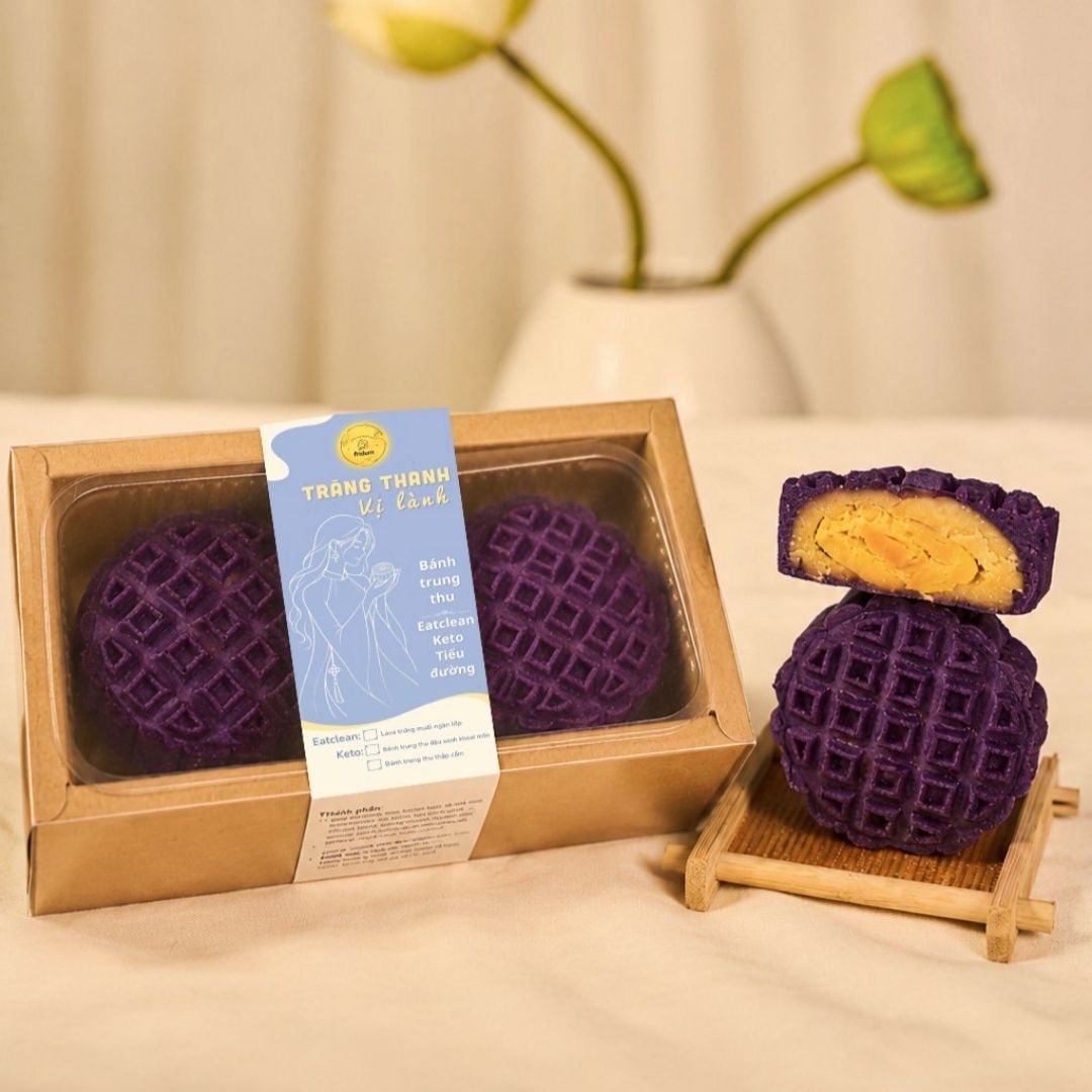 Set 2 Trung thu Keto/ T.đường - Kèm túi giấy