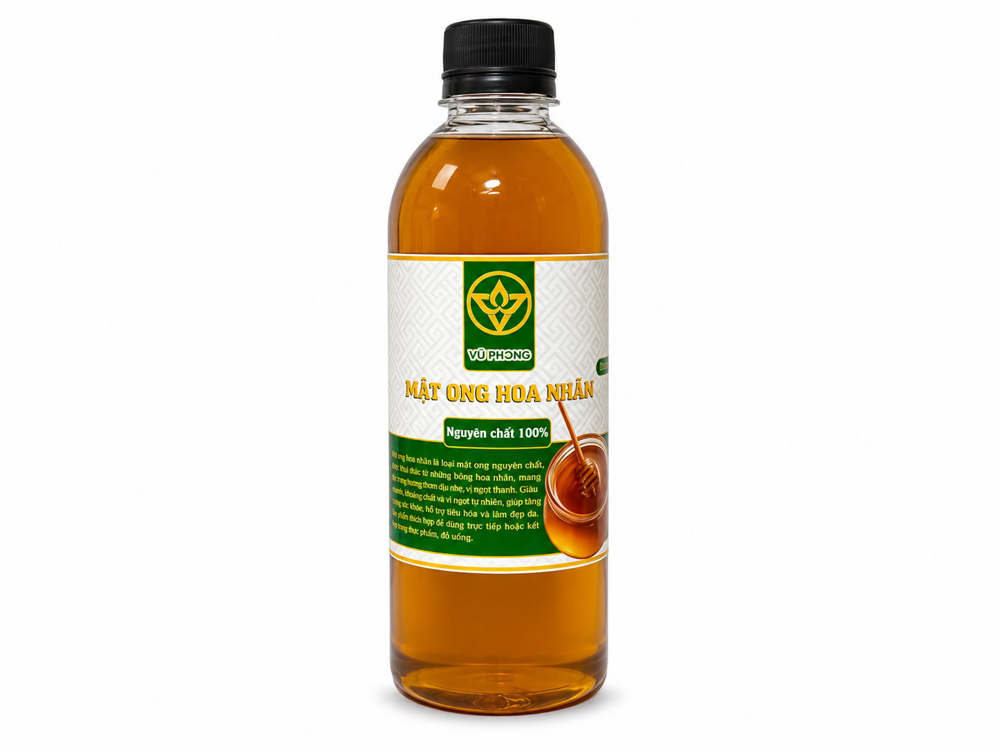 Mật Ong Hoa Nhãn Vũ Phong chai 500ml