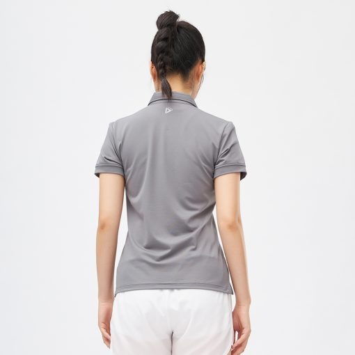 Áo Polo thể thao Nữ DRI-AIR in hình gợn sóng