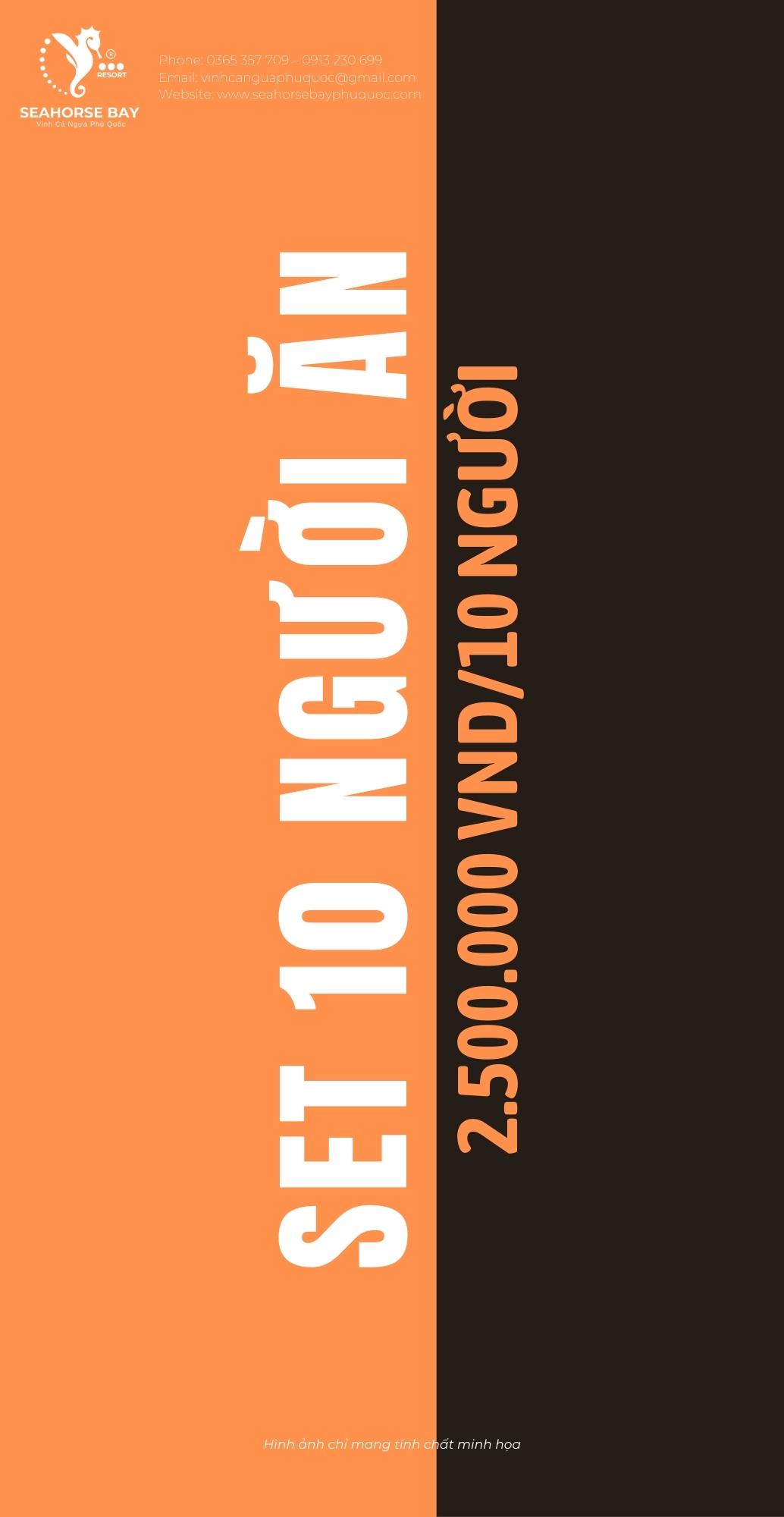 SET 1 - Khách đoàn 10 người