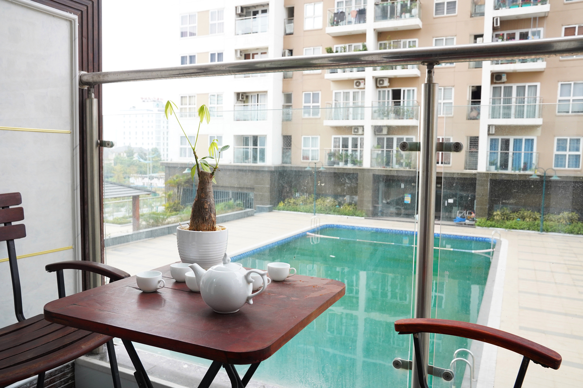 Căn Hộ Newlife 2 PN - View bể bơi, Nội khu