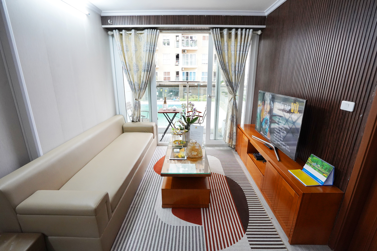 Căn Hộ Newlife 2 PN - View bể bơi, Nội khu