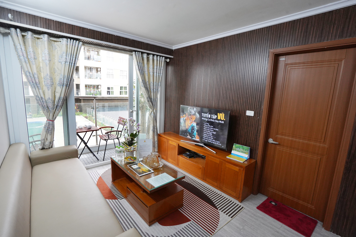 Căn Hộ Newlife 2 PN - View bể bơi, Nội khu