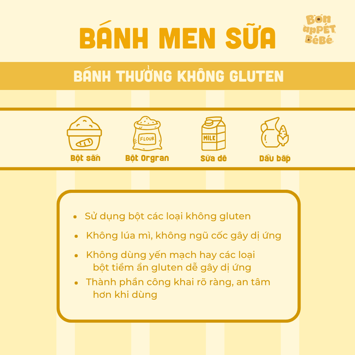 BÁNH MEN SỮA