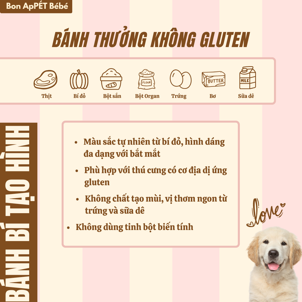 BÁNH BÍ TẠO HÌNH