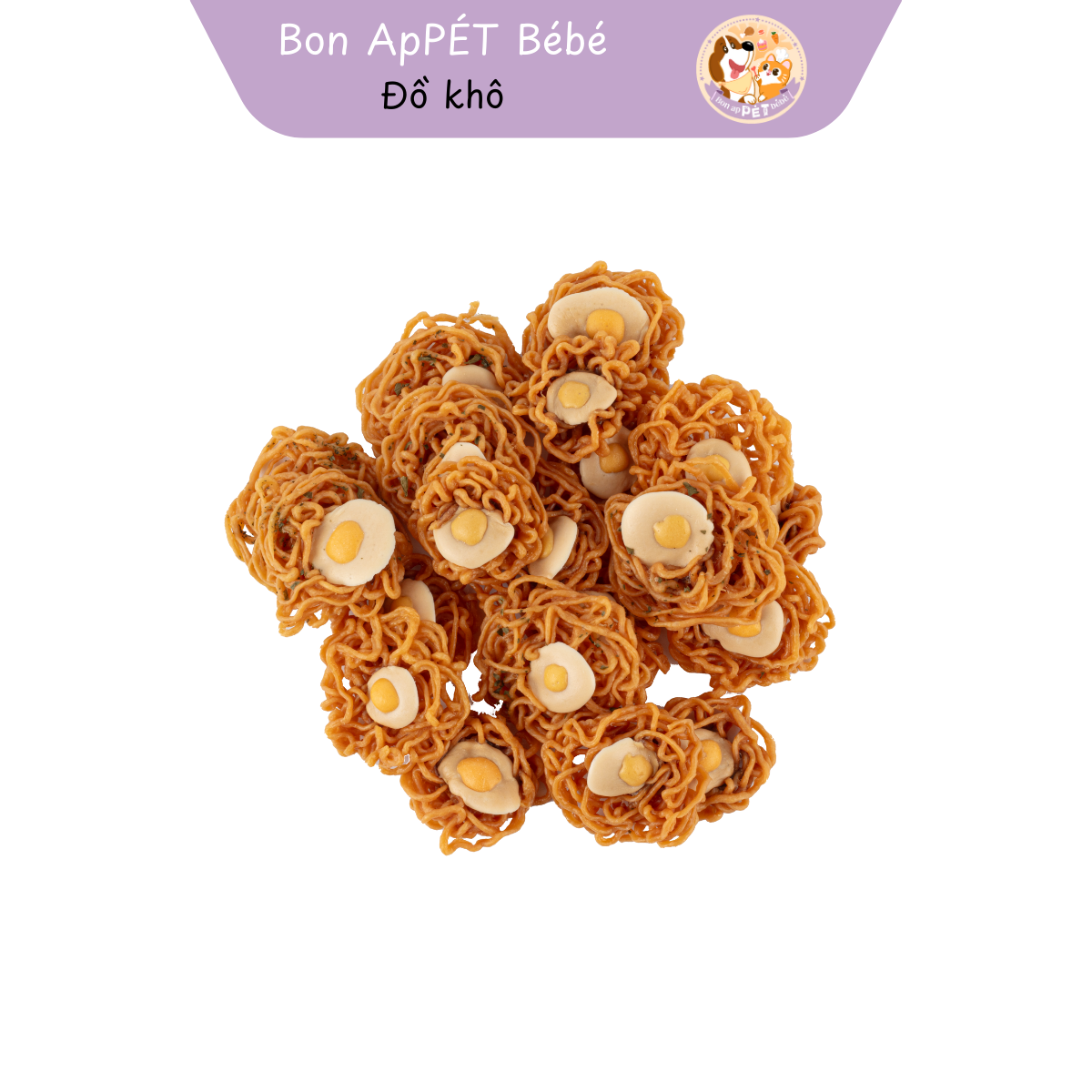 Mì giòn ốp la - Gà