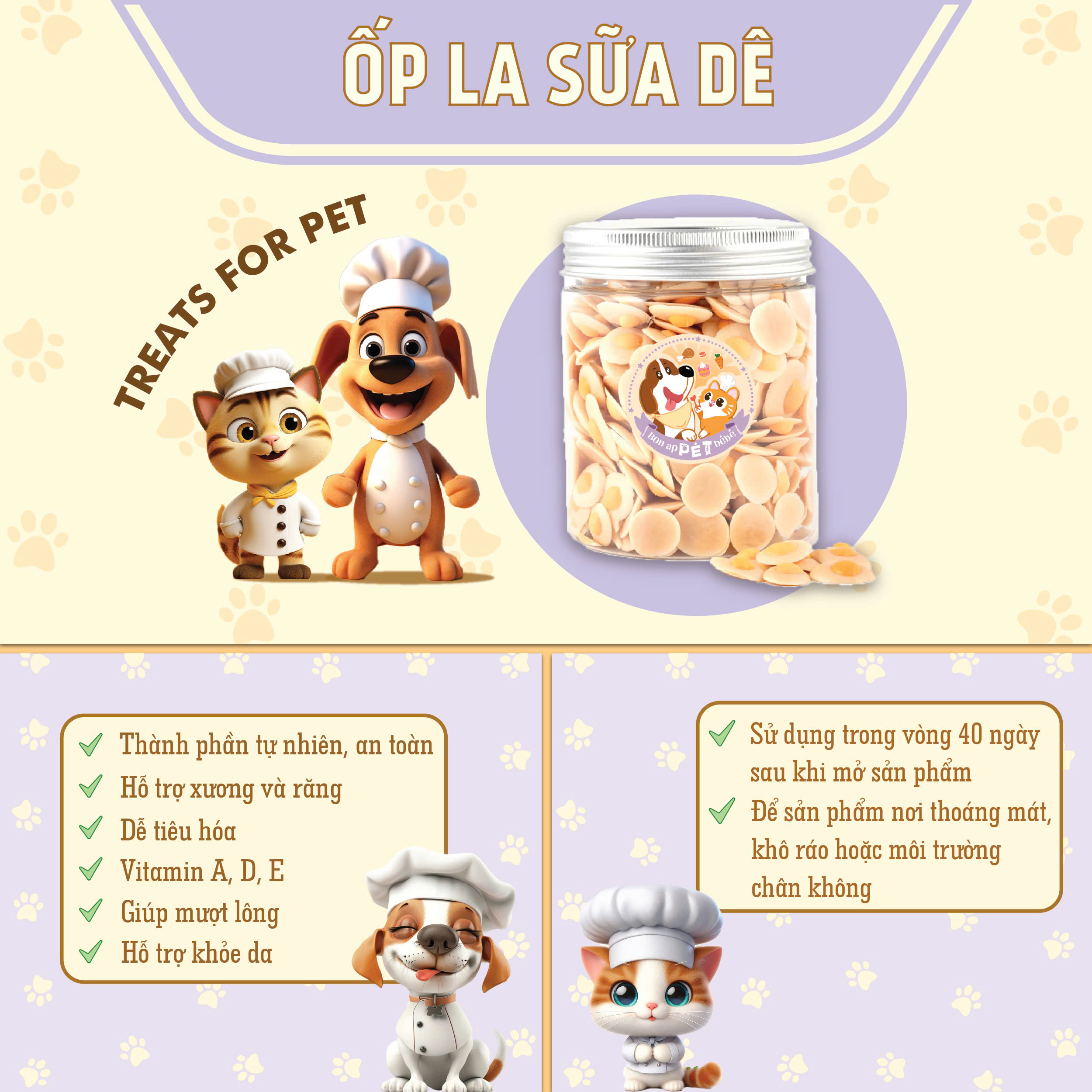 [COMBO TIẾT KIỆM] Bánh Quy Lotus Vị Gà & Bánh Điểm Tâm Vị Gà & Ốp La Sữa Dê