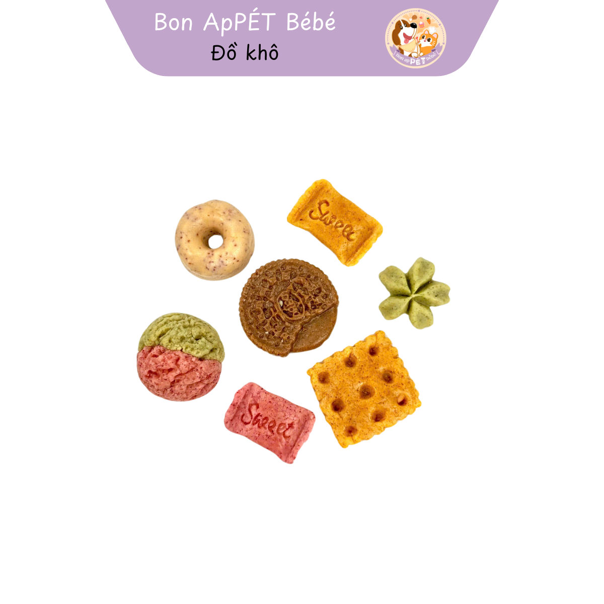 [COMBO TIẾT KIỆM] Kẹo Sữa Dê Mini & Bánh Quy Trứng