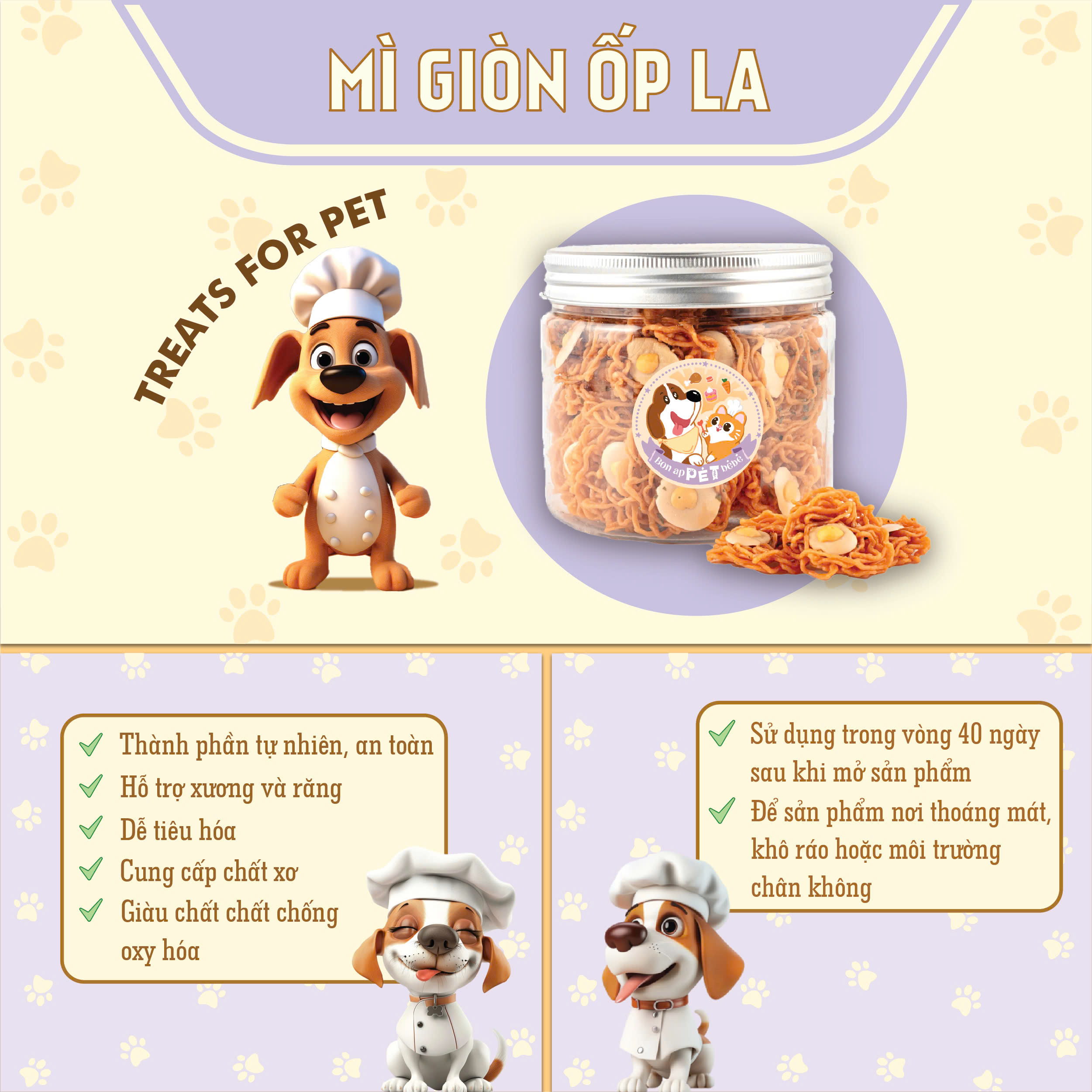 Mì giòn ốp la - Gà