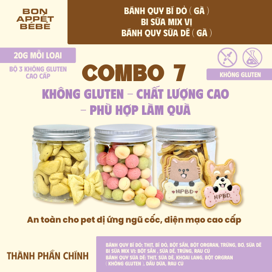 [ COMBO 7 ] BỘ KHÔNG GLUTEN CAO CẤP