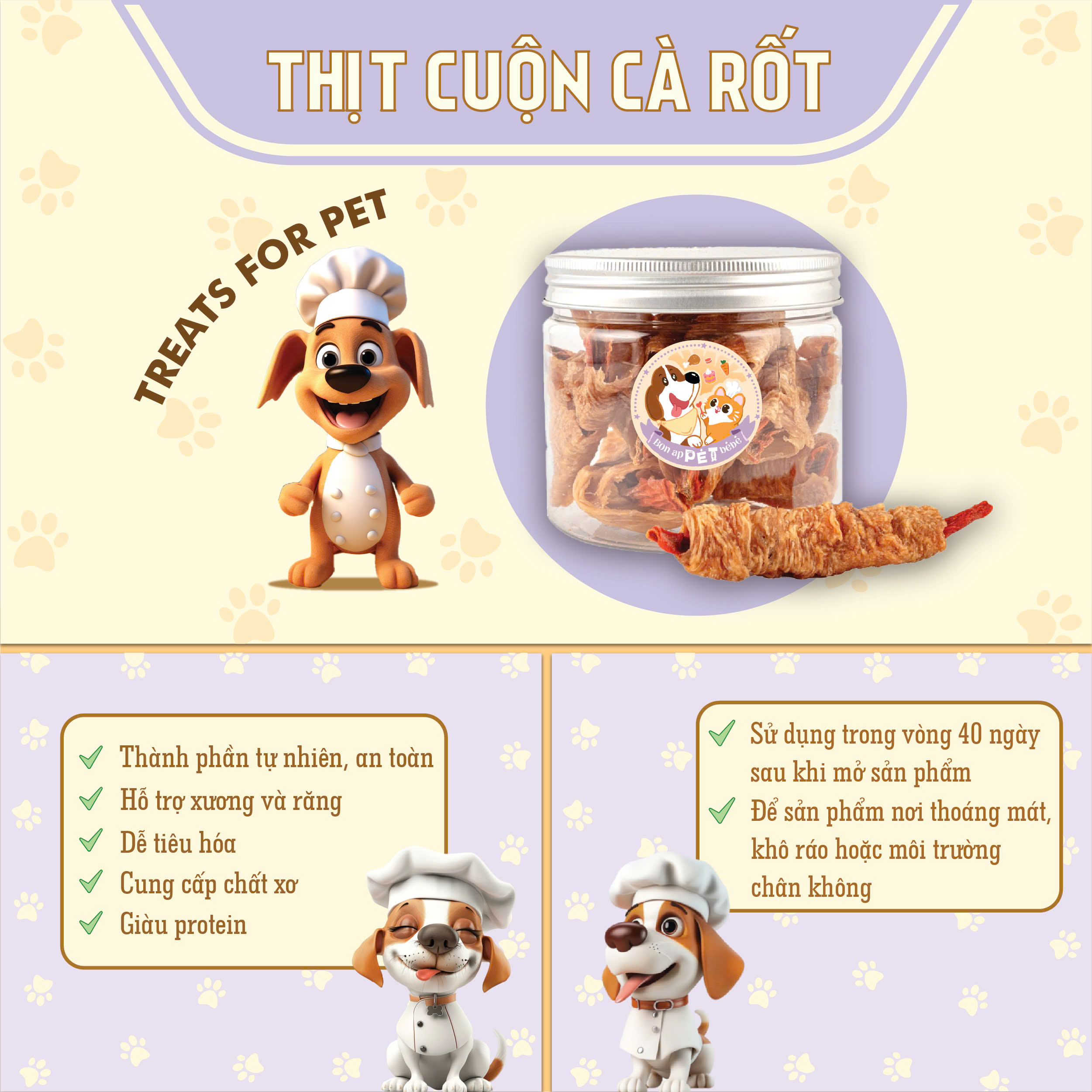 Thịt cuộn rau củ - Bò