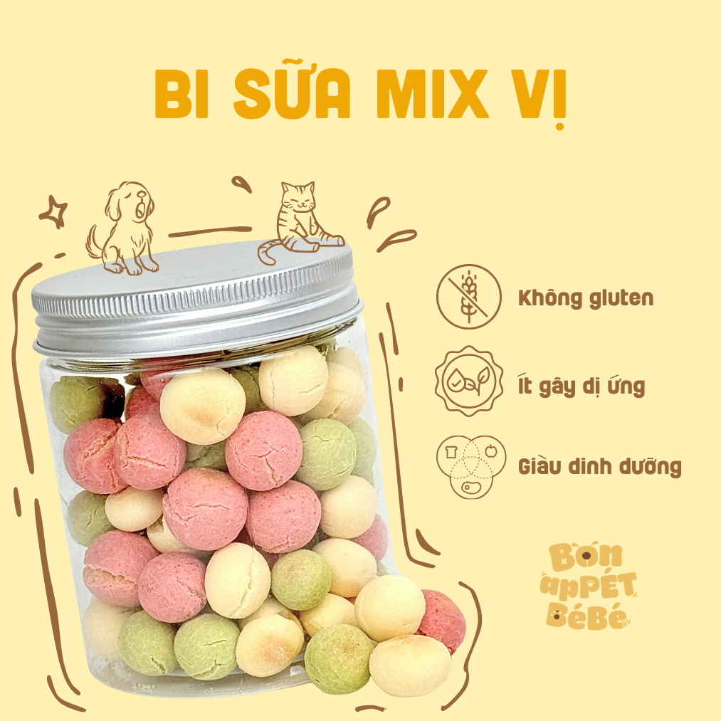 BI SỮA MIX VỊ
