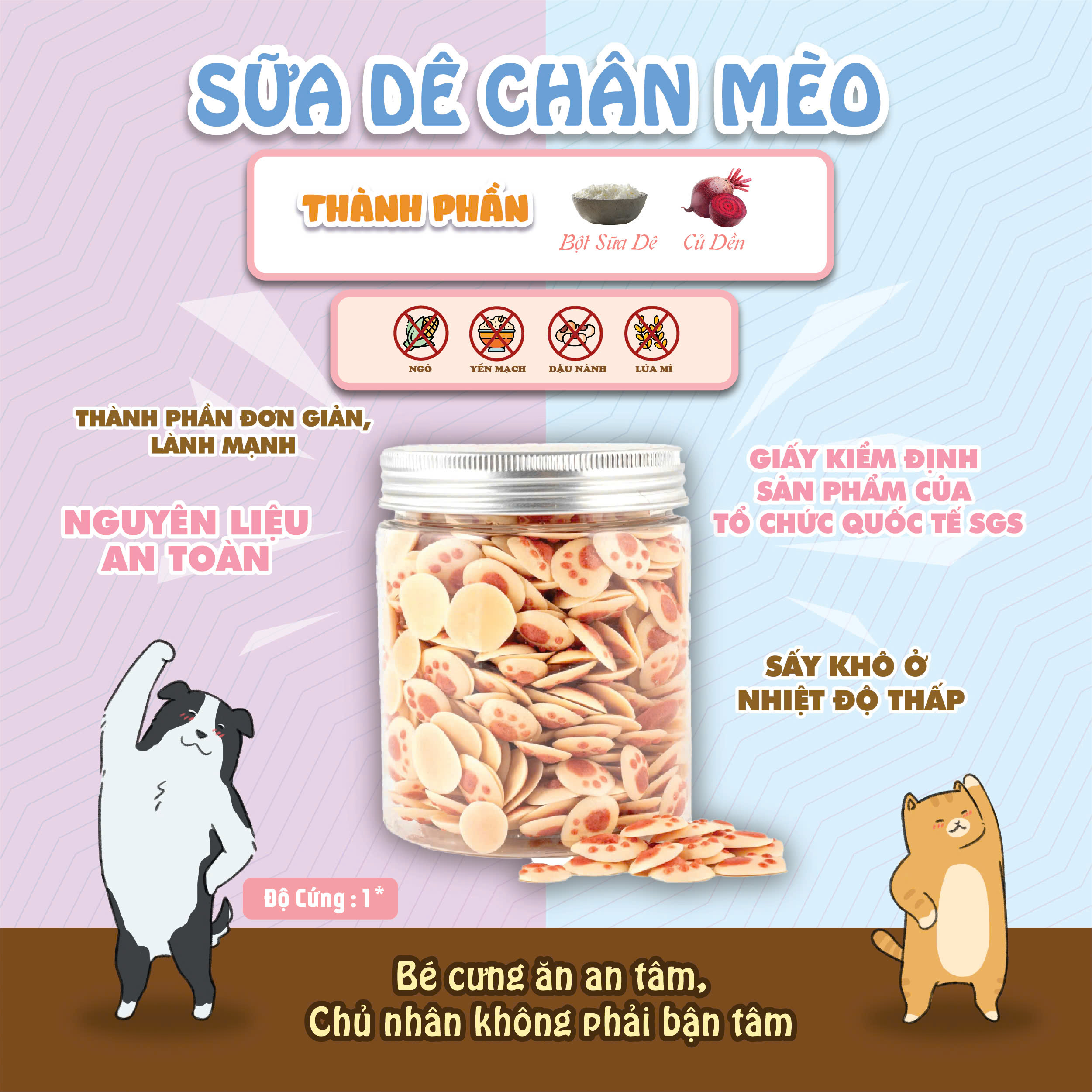 [SẢN PHẨM TRẢI NGHIỆM]  Bánh sữa dê chân mèo