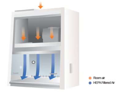 Tủ cấy vi sinh đôi dòng thổi đứng, có cửa sổ quan sát bên LCB-0121VW, Labtech - Hàn Quốc