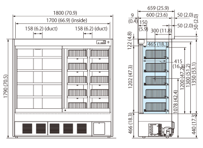 Tủ bảo quản dược phẩm/vaccin, 2~14oC, 1033L, Model: MPR-1014, Hãng: PHCBi / Nhật Bản