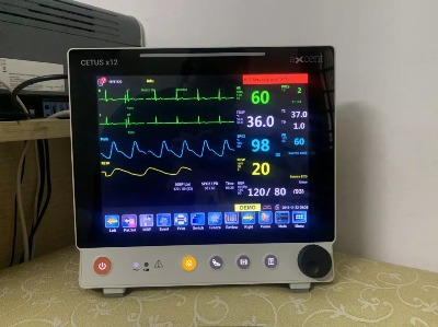Máy theo dõi bệnh nhân Monitor, Model: Cetus X12, Hãng: Axcent medical ...