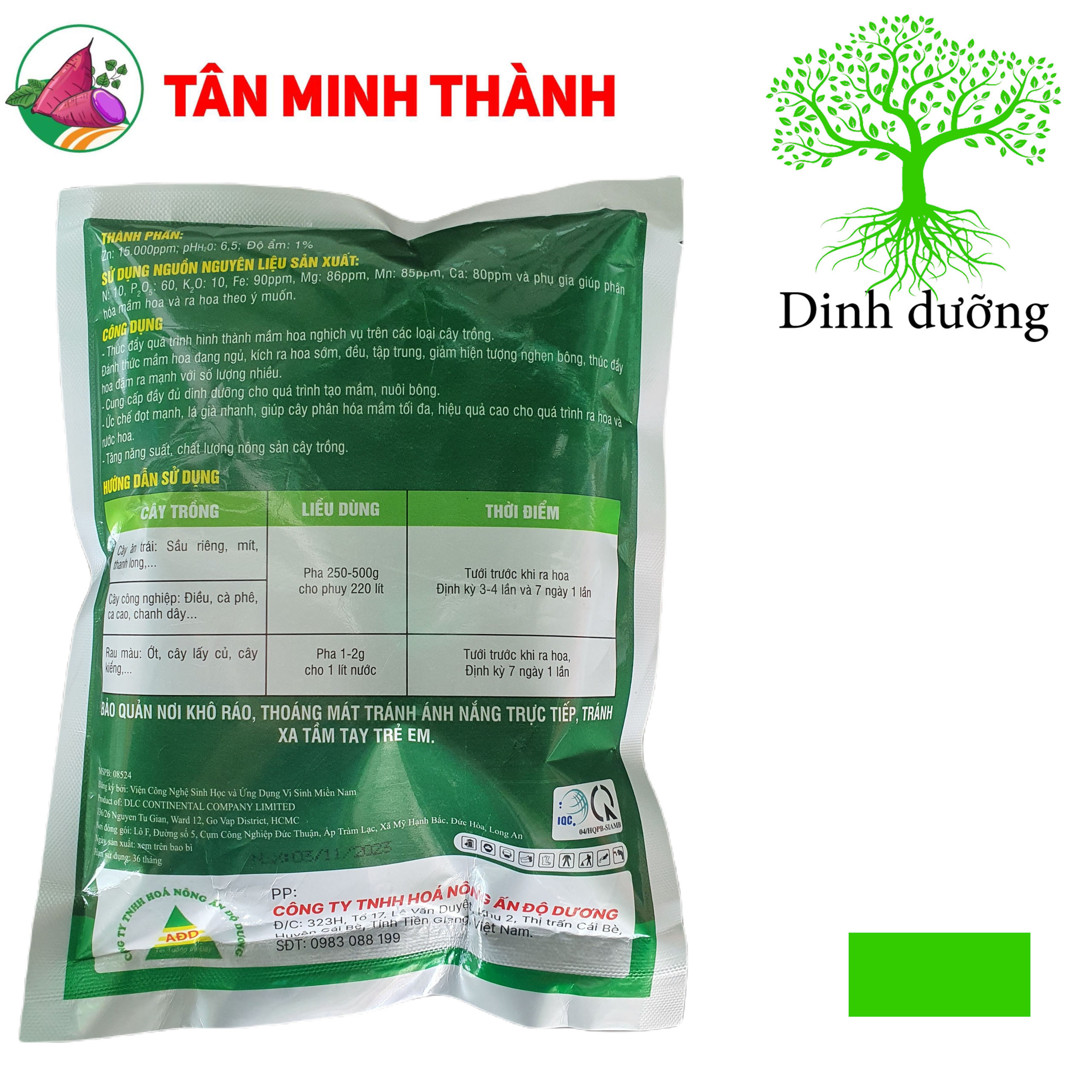 10-60-10 - Thuốc phân hóa mầm hoa, siêu ra hoa, đậu trái mạnh
