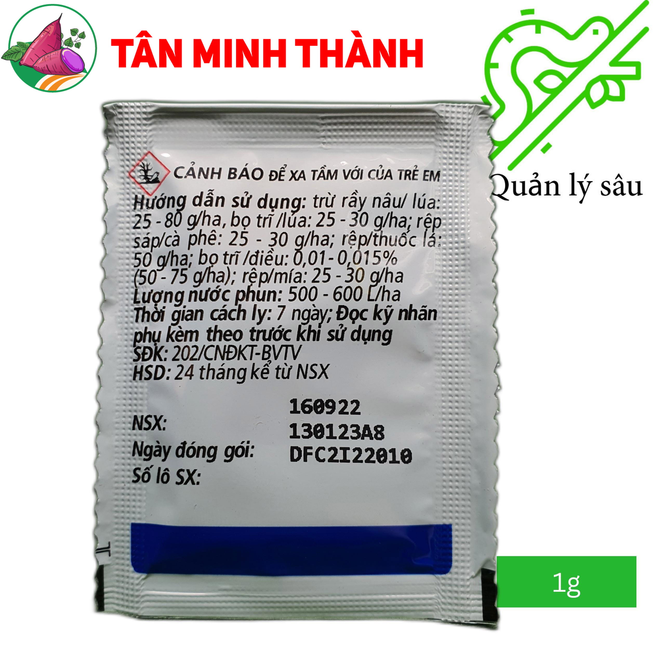 Actara 25WG - Thuốc đặc trị rầy nâu, bọ trĩ, bù lạch, rệp sáp, rầy mềm, rệp muội, rầy xanh
