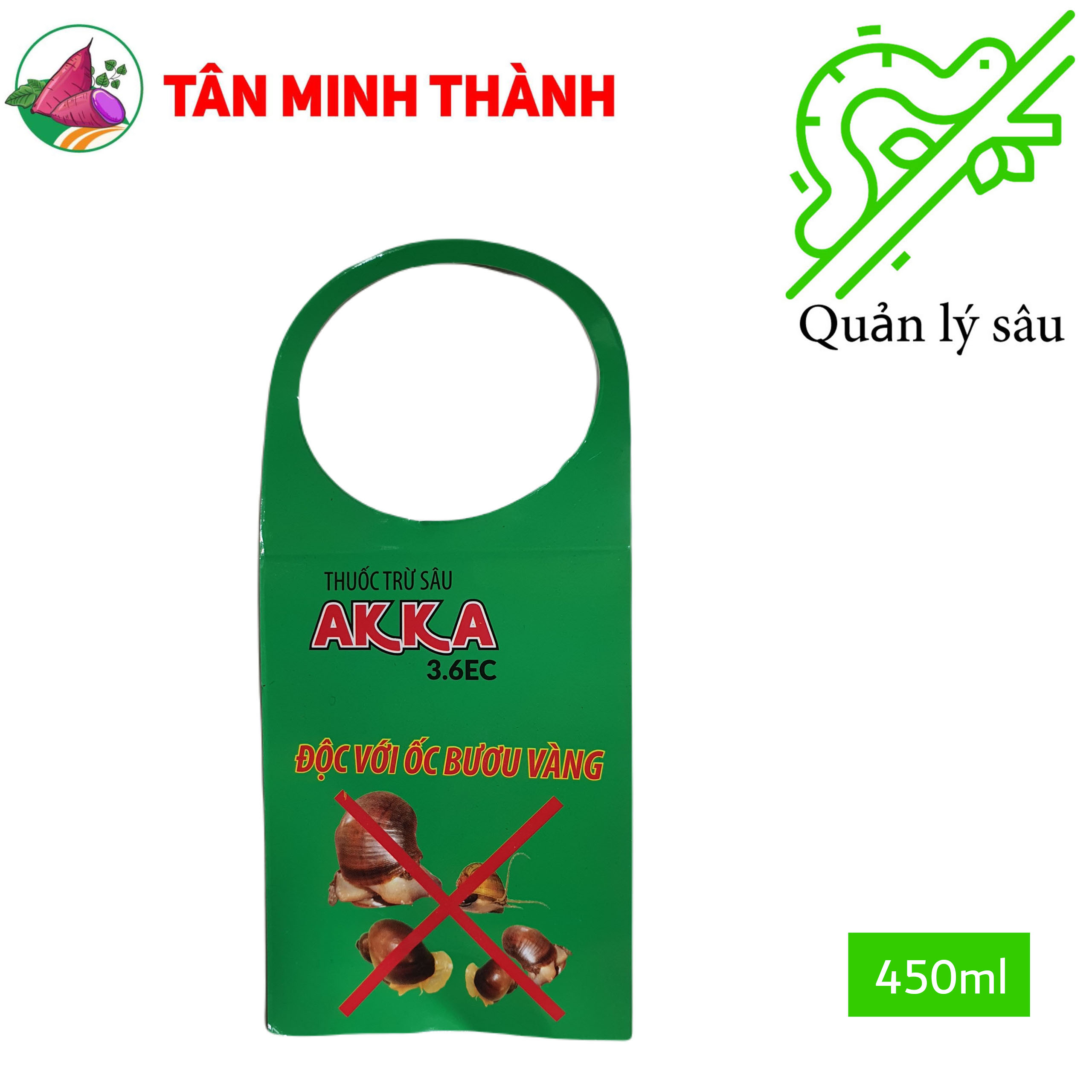 Akka 3.6EC - Thuốc trừ sâu sinh học đặc trị sâu cuốn lá, nhện gié, bọ trĩ, bù lạch, sâu tơ, sâu xanh