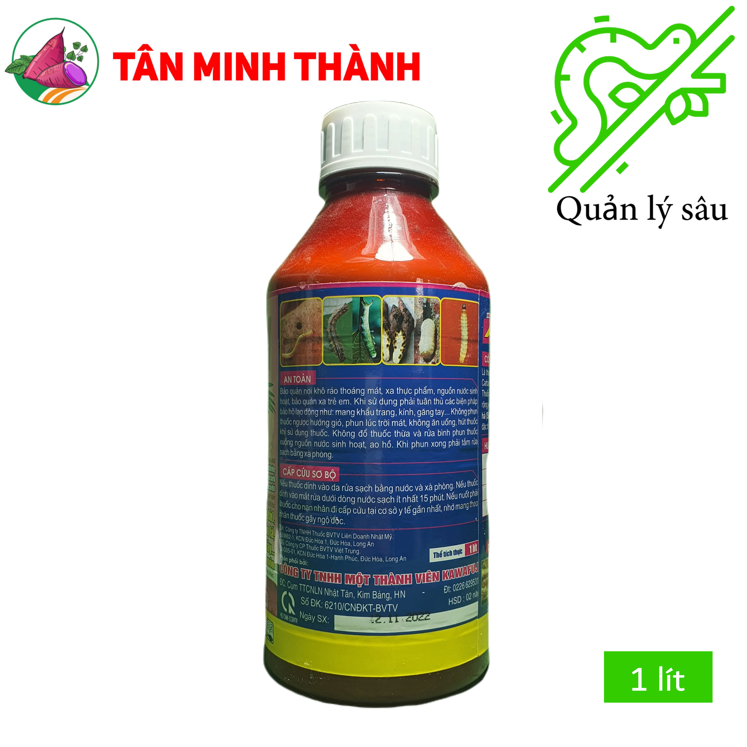 Alpha Tox 80EW - Thuốc đặc trị sùng khoai lang, bọ hà, sùng đất, sâu ăn lá, sâu đục dây, dế nhũi, dế trũi