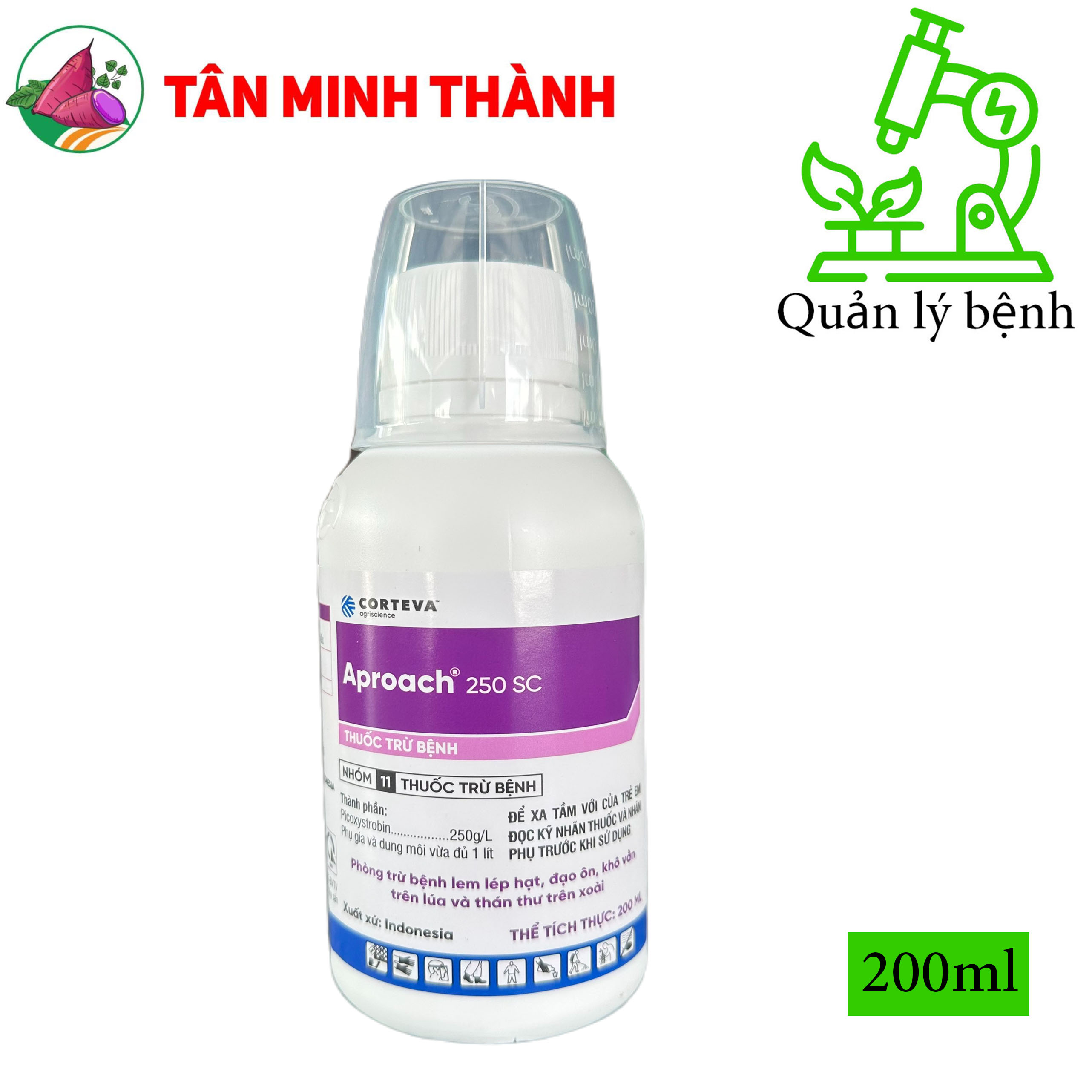 Aproach 250SC - Thuốc trừ bệnh lem lép hạt, đạo ôn, khô vằn, thán thư