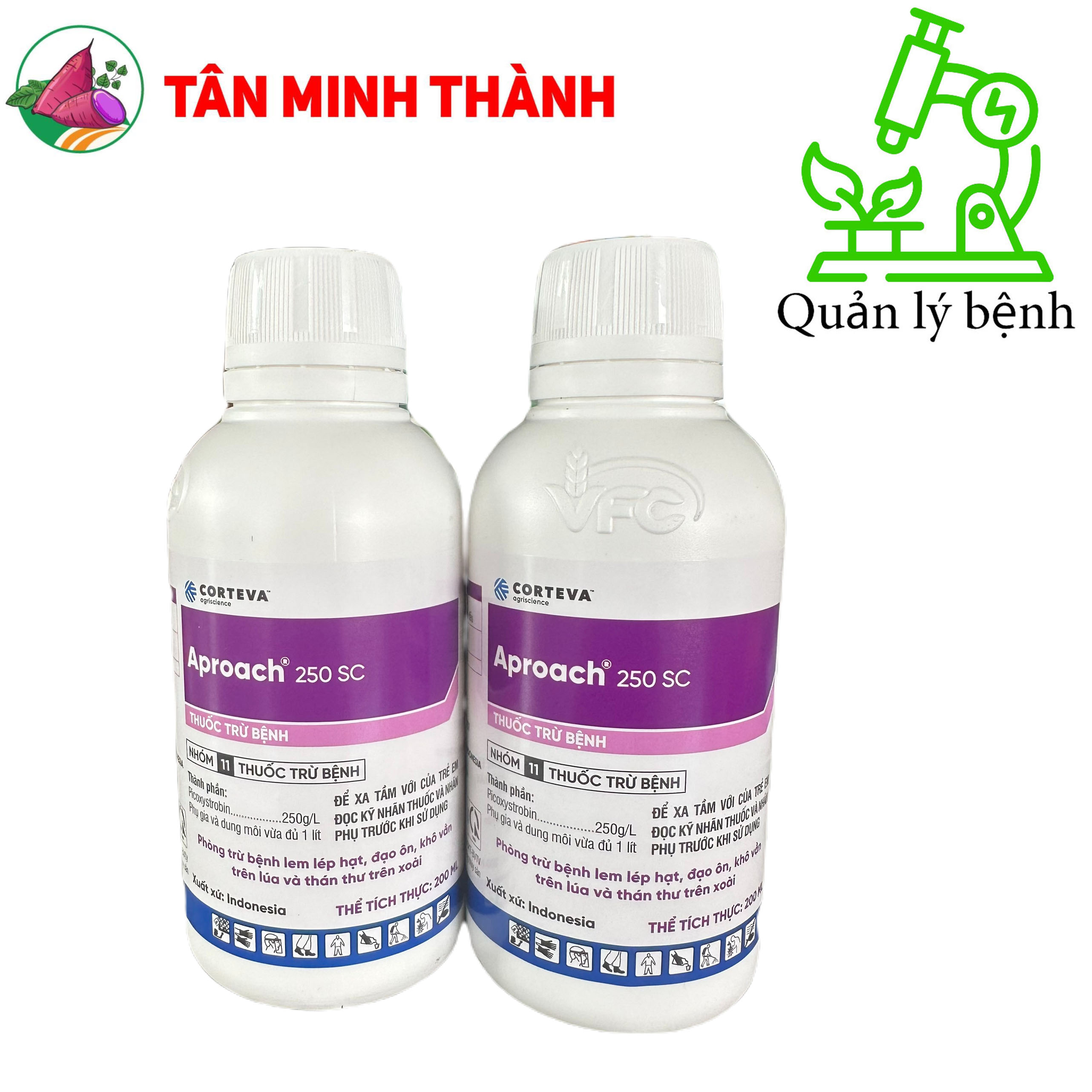 Aproach 250SC - Thuốc trừ bệnh lem lép hạt, đạo ôn, khô vằn, thán thư