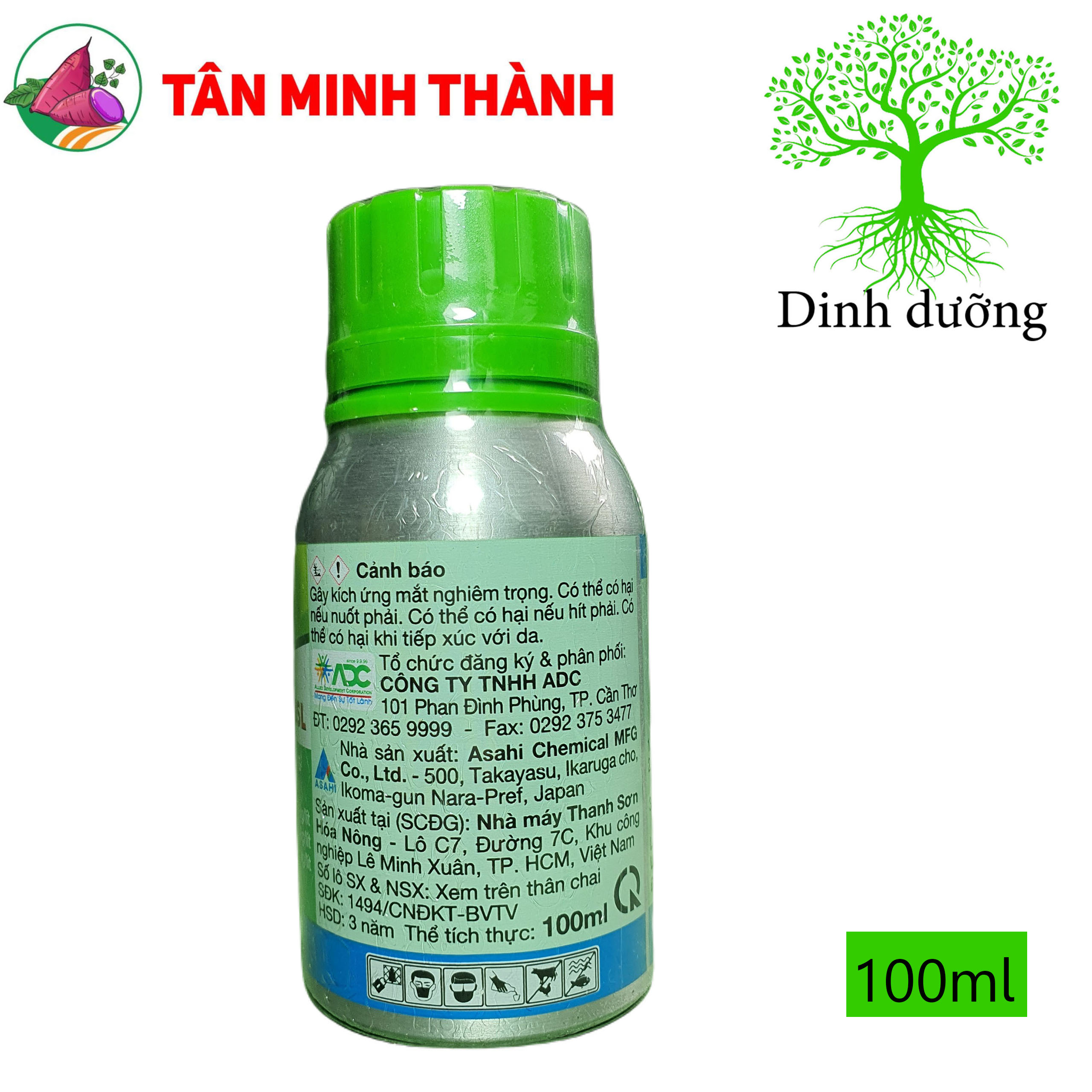 Atonik ADC 1.8SL - Thuốc kích thích ra rễ, nảy mầm, ra hoa, đậu quả, tăng trọng lượng