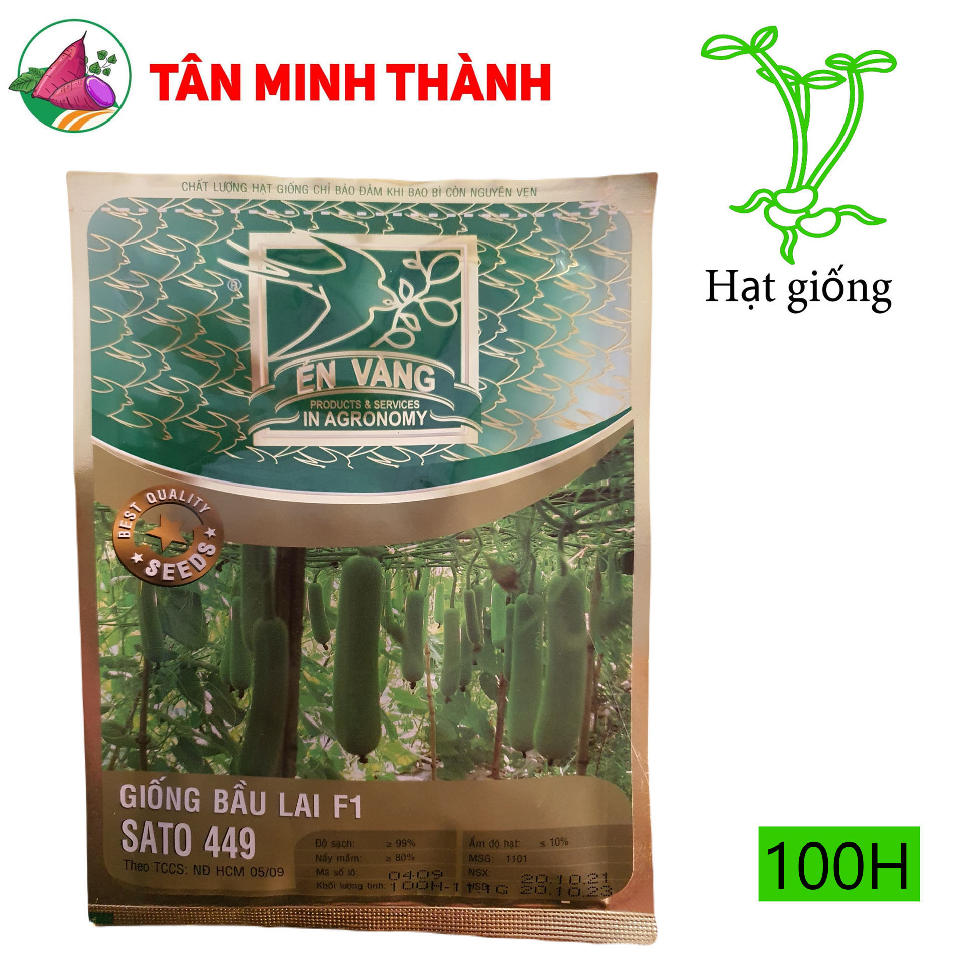 Bầu SATO 499 - Hạt giống Én Vàng