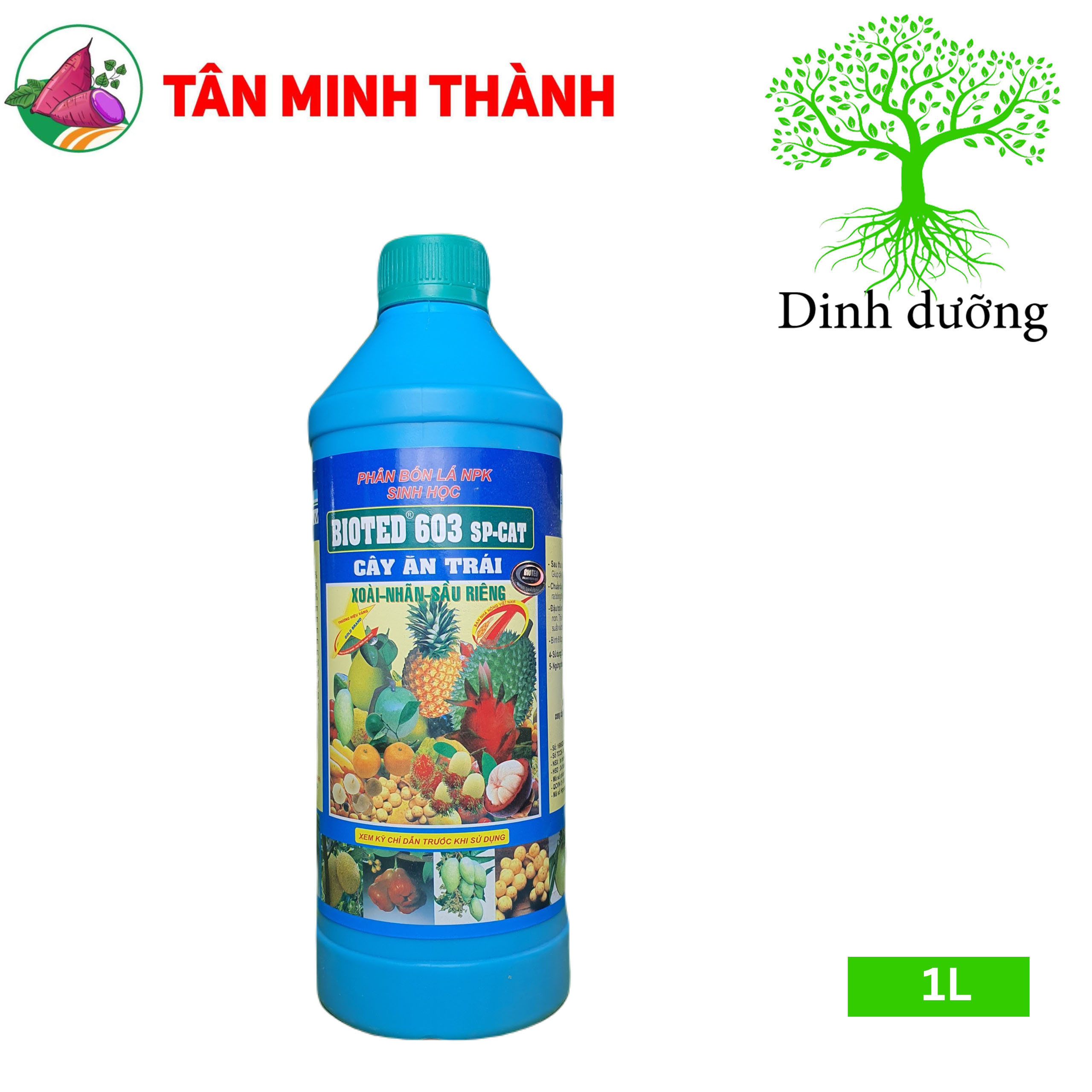 Bioted 603 Super Cây Ăn Trái - Thuốc kích rễ, bung chồi, dày lá, mập đọt, ra hoa, đậu quả, to trái, bóng trái