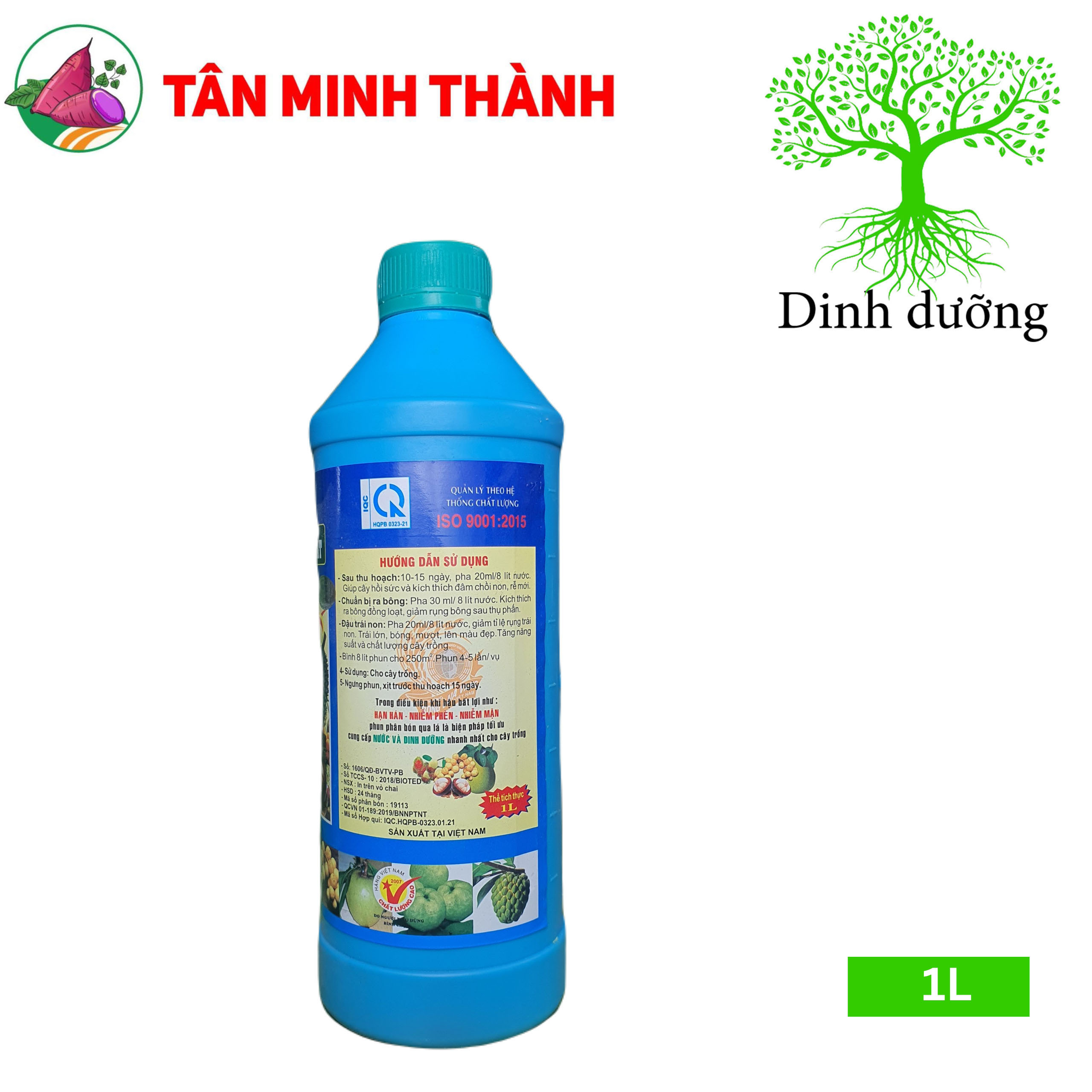 Bioted 603 Super Cây Ăn Trái - Thuốc kích rễ, bung chồi, dày lá, mập đọt, ra hoa, đậu quả, to trái, bóng trái