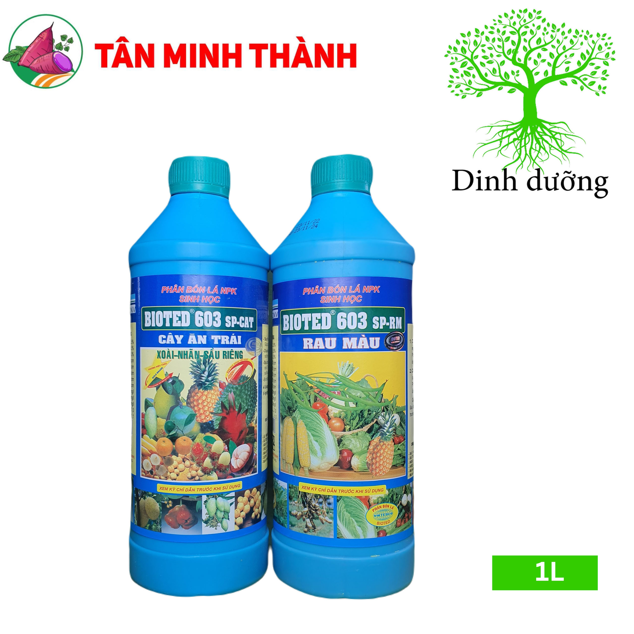 Bioted 603 Super Cây Ăn Trái - Thuốc kích rễ, bung chồi, dày lá, mập đọt, ra hoa, đậu quả, to trái, bóng trái