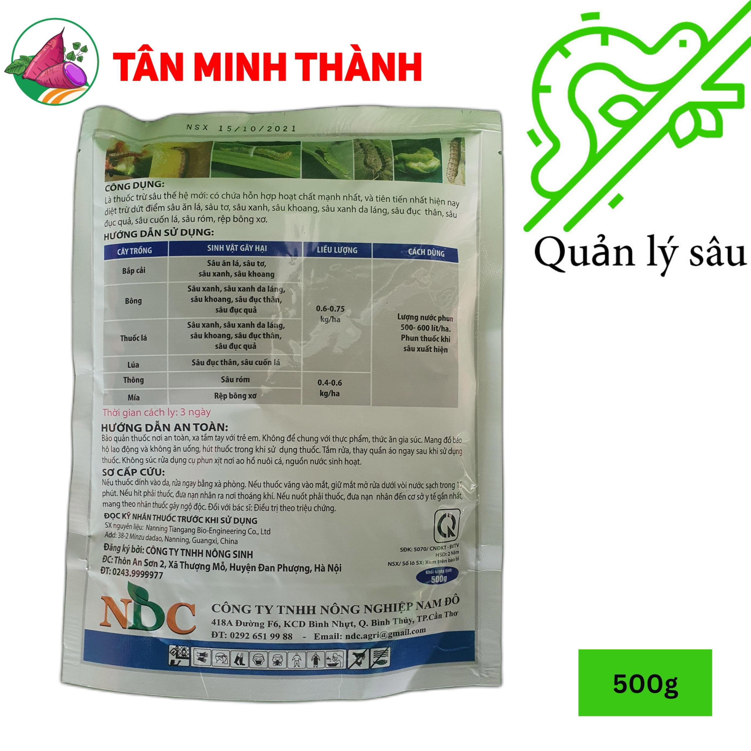 Bitadin wp - Thuốc trừ sâu sinh học sâu ăn lá, sâu tơ, sâu xanh, sâu khoang, sâu ống hành không chết cá
