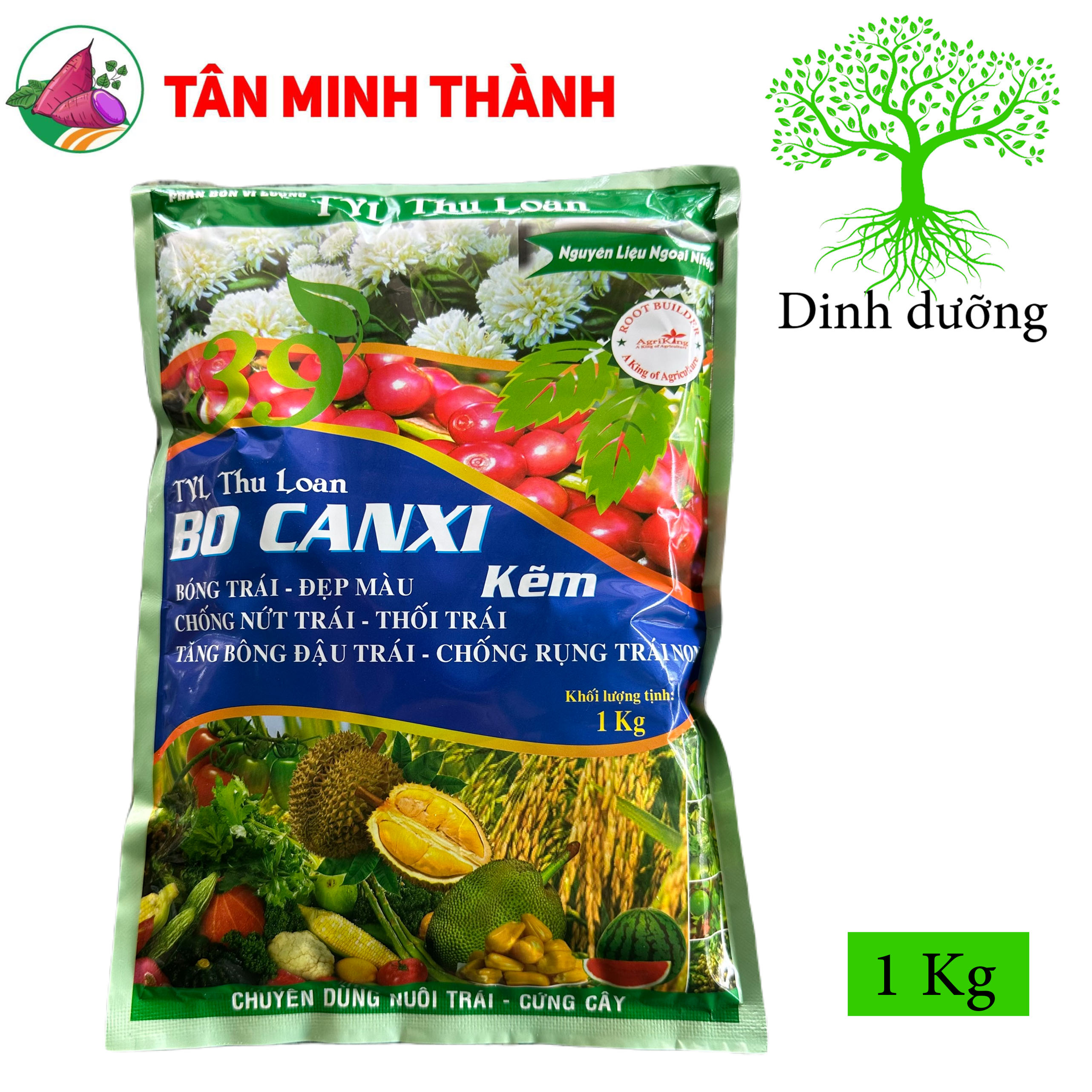 Bo Canxi - Thuốc kích thích ra hoa, đậu trái, giúp to trái, bóng, chống nứt trái, thối trái, rụng trái non
