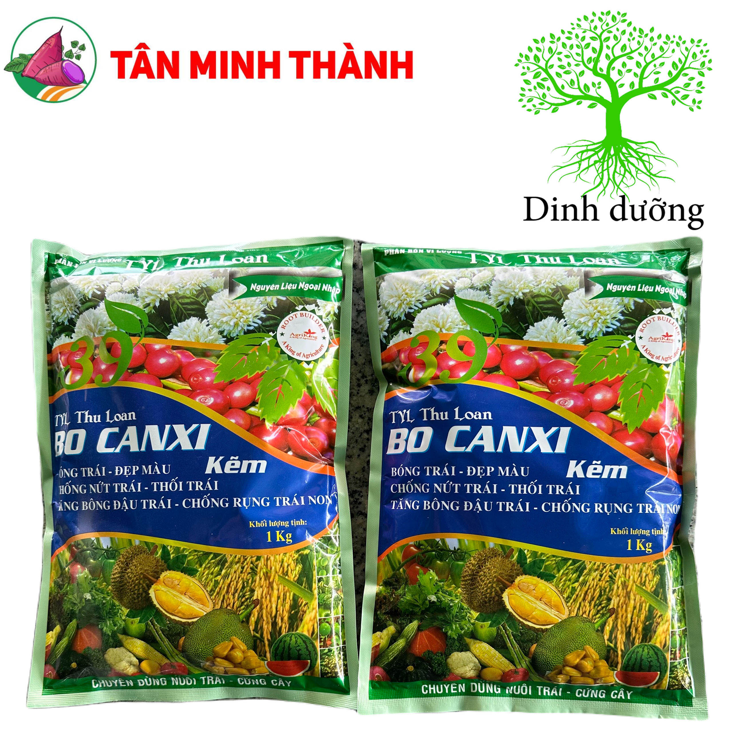 Bo Canxi - Thuốc kích thích ra hoa, đậu trái, giúp to trái, bóng, chống nứt trái, thối trái, rụng trái non
