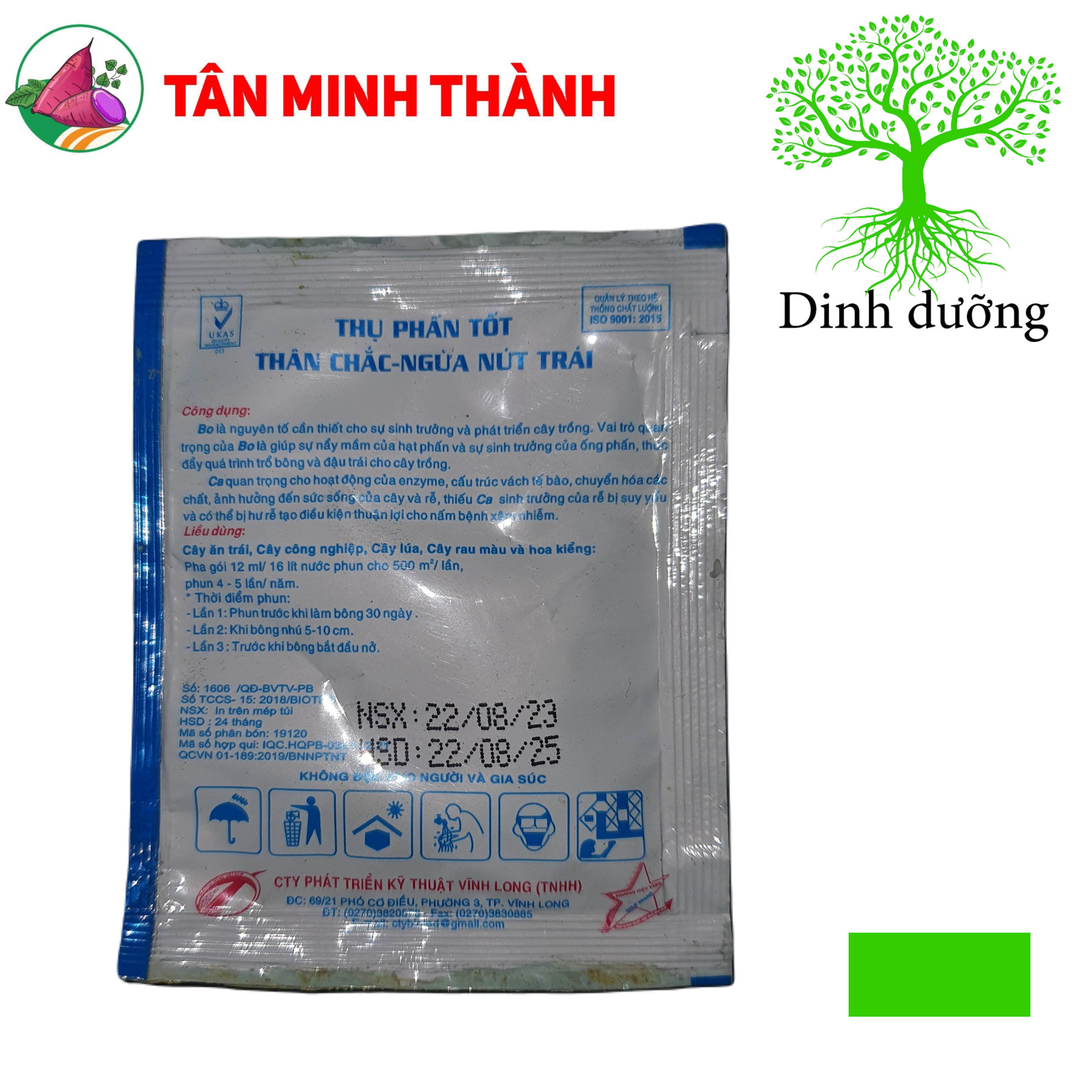 Bo Cax - Thuốc kích thích ra hoa, tăng thụ phấn, đậu trái, chống rụng trái, chống nứt vỏ trái