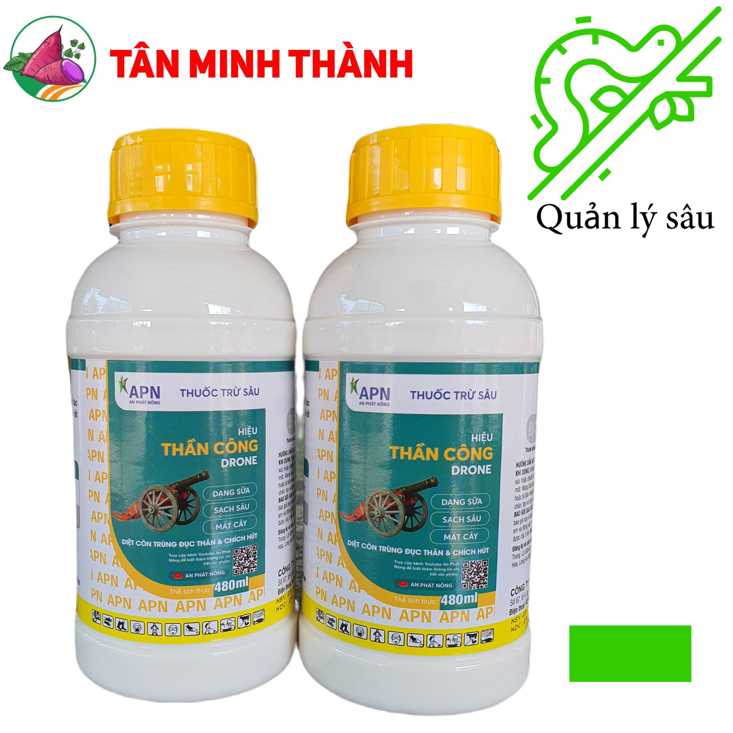 Boxing Thần Công 99.99EW - Thuốc đặc trị sâu cuốn lá, ruồi vàng, rệp sáp, sâu ăn lá, bọ nhảy, sâu đục thân, sùng khoai lang