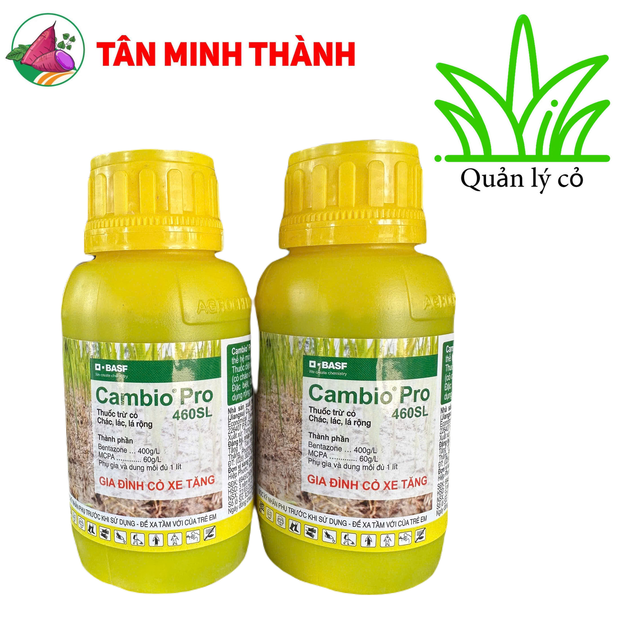 Cambio Pro 460SL - Thuốc đặc trị cỏ năn lác, cỏ cháo chác, lác, cỏ lá rộng