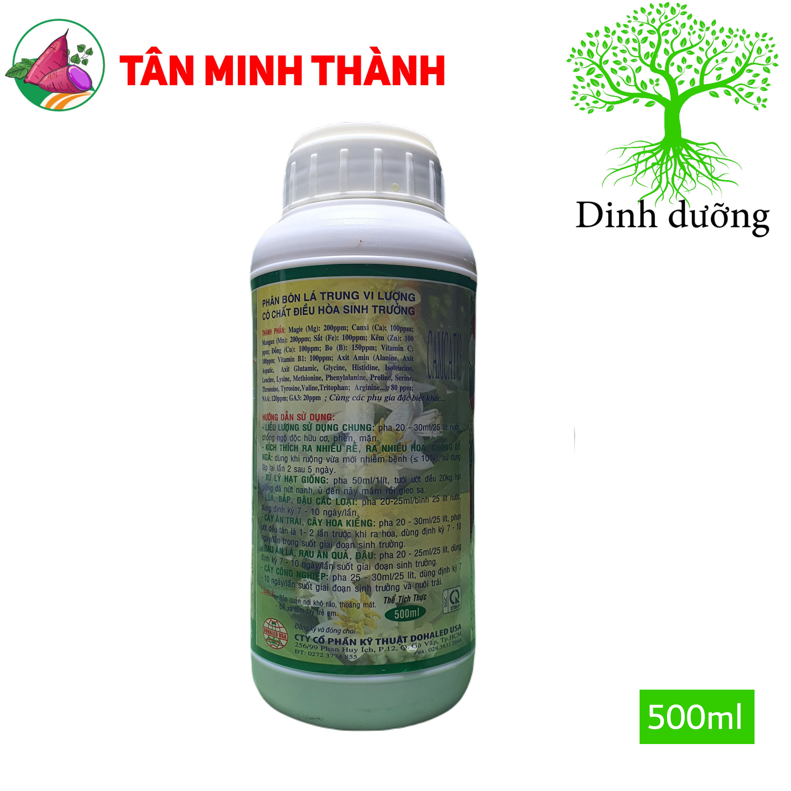 CamCat Super - Thuốc kích ra rễ, chống đỗ ngã, dưỡng hạt, to hạt, chắc hạt, lớn củ, xuôn củ, phân giải hữu cơ