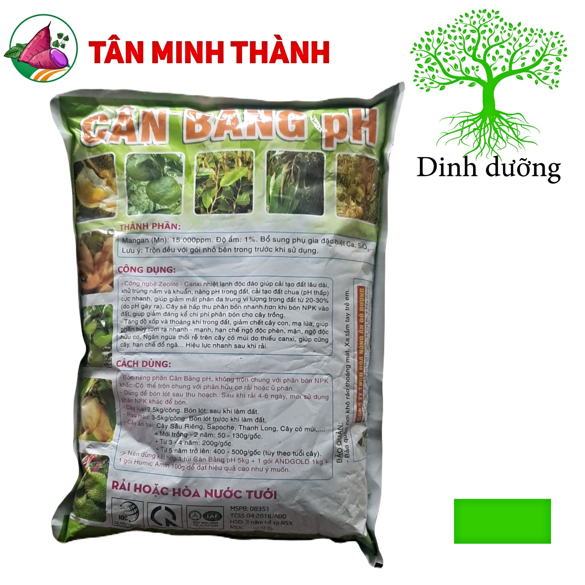 Cân Bằng pH - Thuốc giải độc Paclobutrazol, hạ phèn, khử trùng nấm và vi khuẩn, giảm mặn