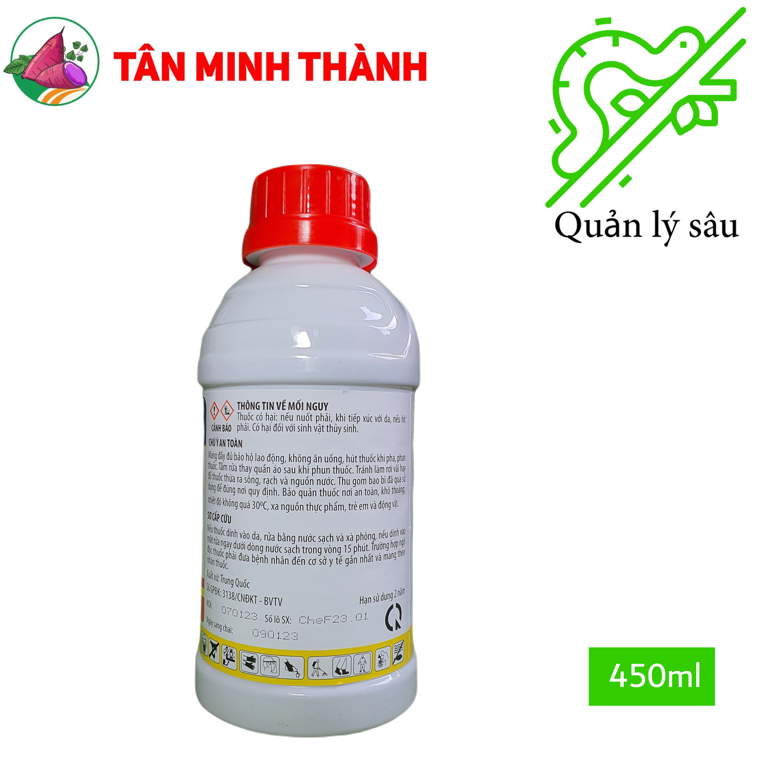 Checksau TSC 500EC - Thuốc đặc trị rệp sáp, sùng khoai lang, sâu cuốn lá, sâu ăn lá, rầy mềm, bọ phấn trắng, rầy nâu, bọ trĩ