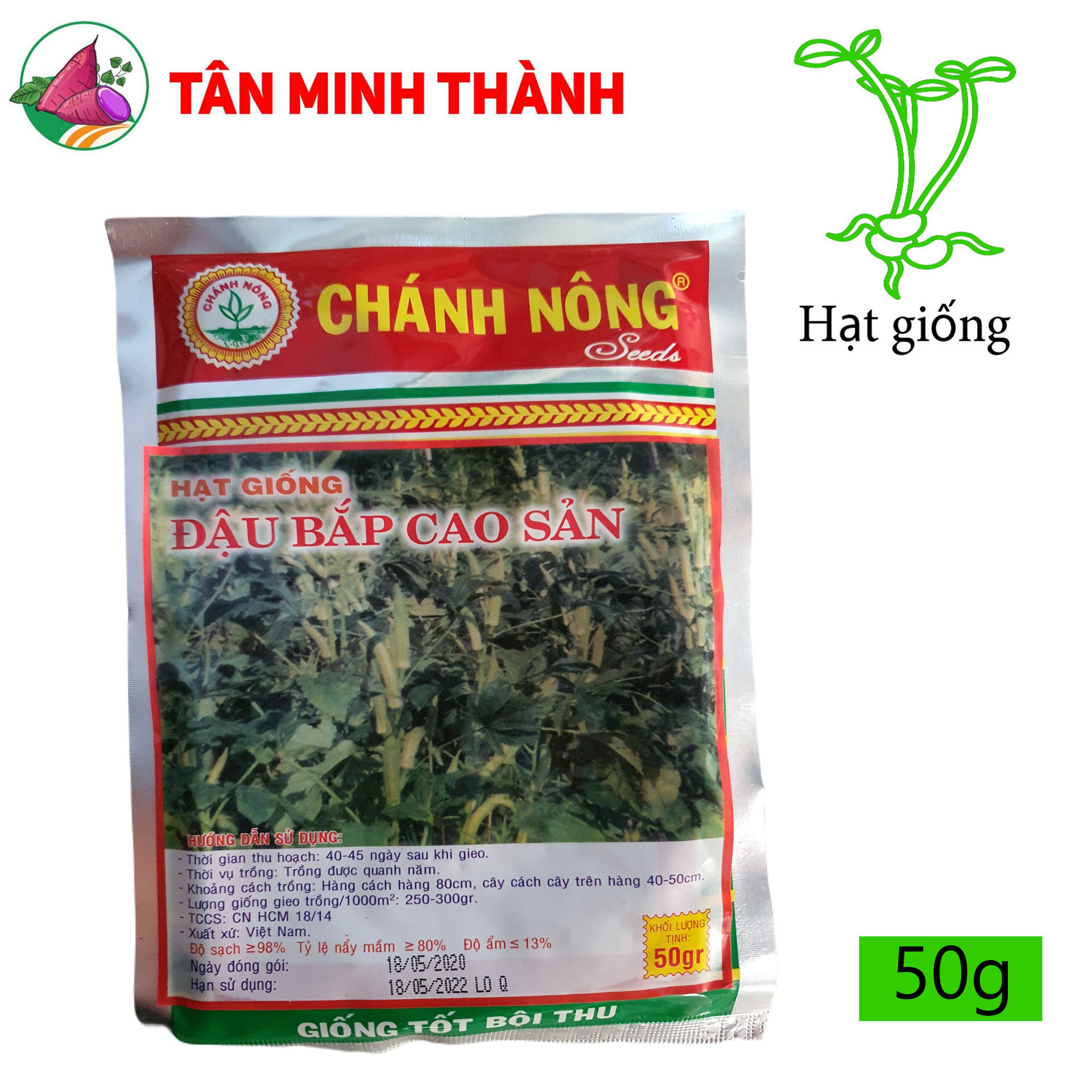 Đậu Bắp Cao Sản - Hạt giống Chánh Nông