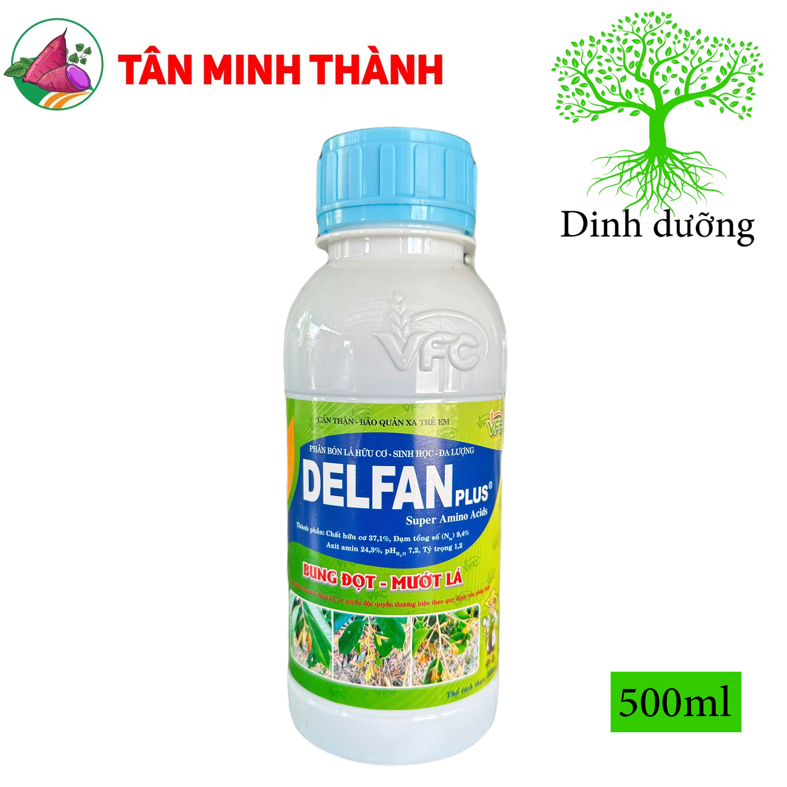 Delfan Plus Bung Đọt Mướt Lá Sầu Riêng - Phân hữu cơ sinh học