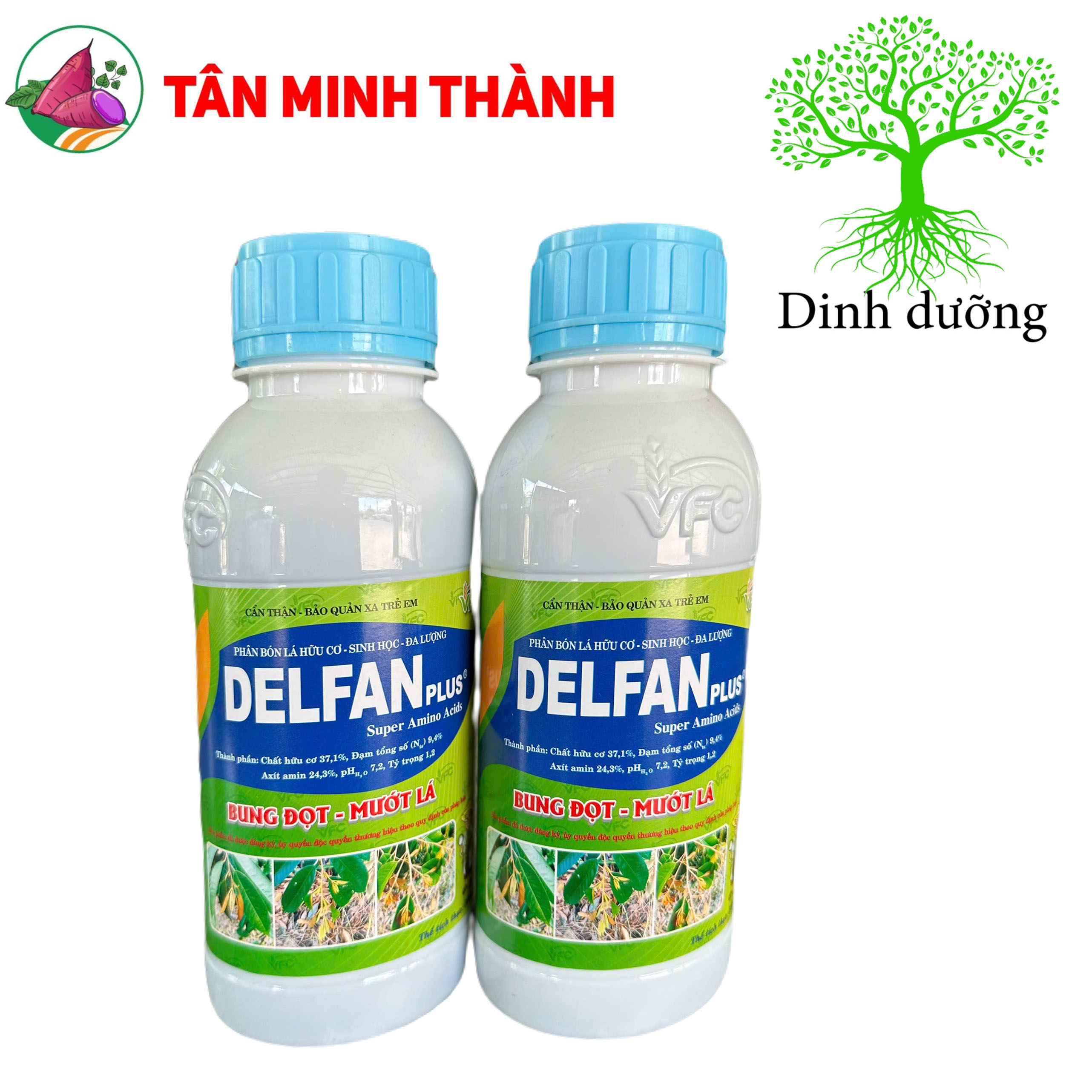Delfan Plus Bung Đọt Mướt Lá Sầu Riêng - Phân hữu cơ sinh học